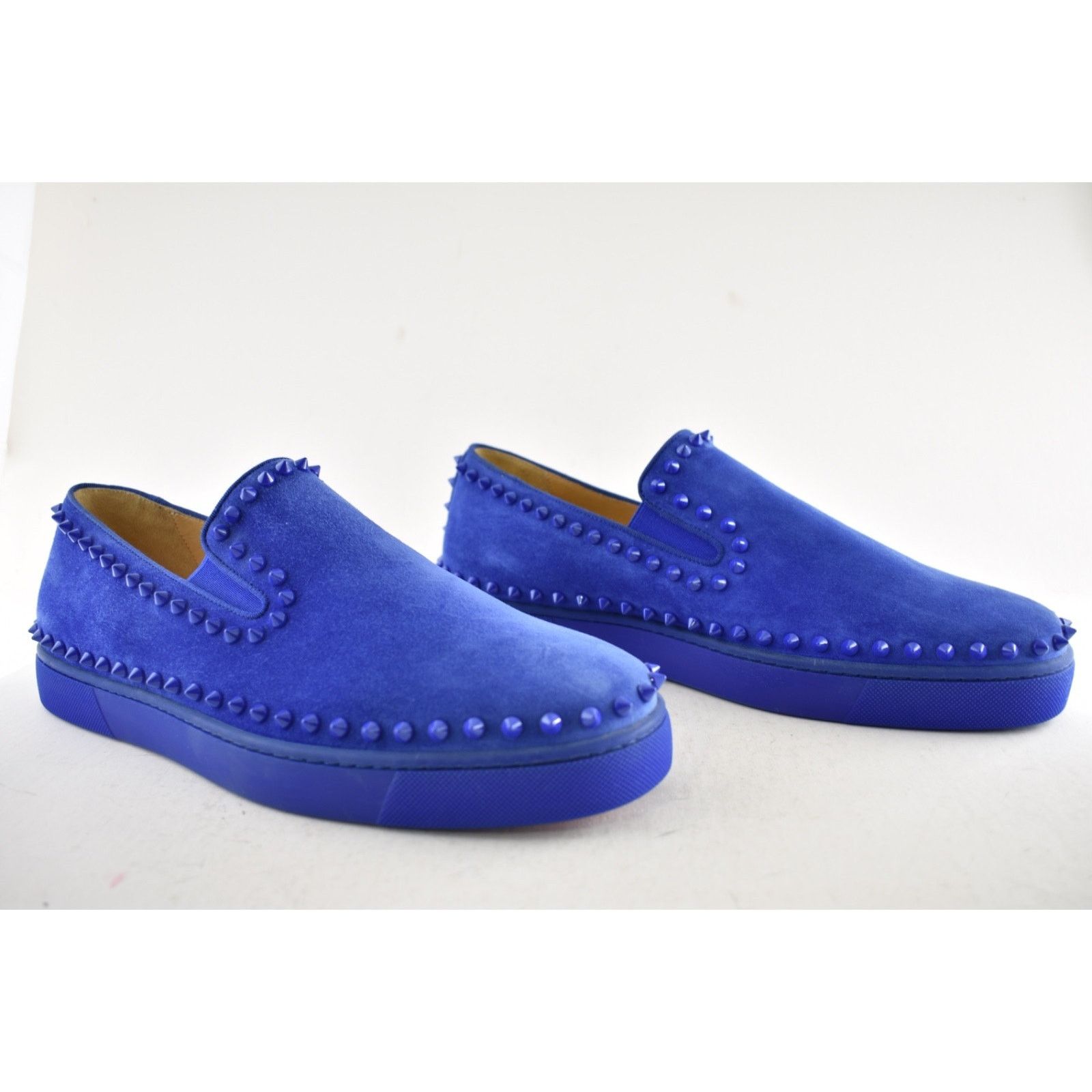 Christian Louboutin Christian Louboutin Pik Boat Electric Blue Spikes US 10.5 Size US 10.5 / EU 43-44 - 3 Thumbnail