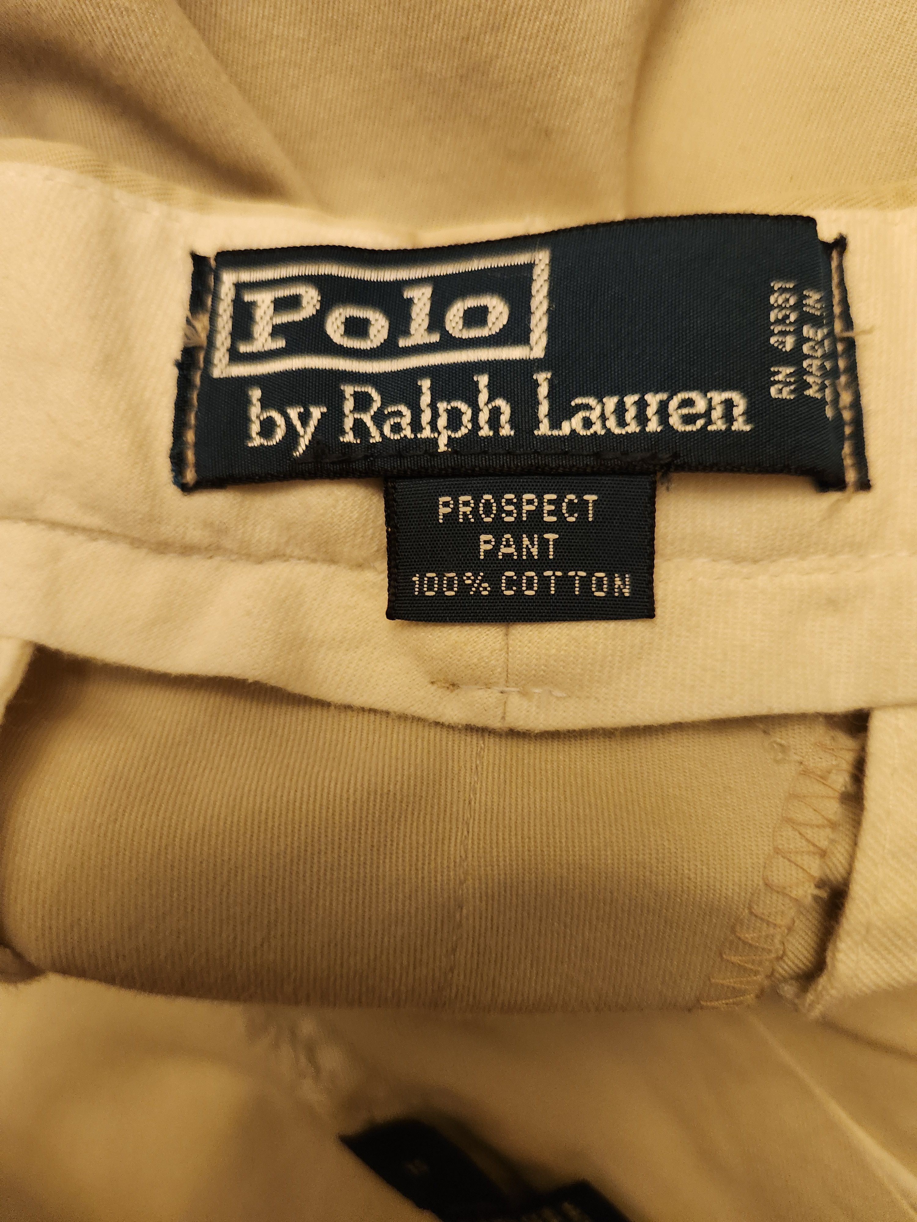 Polo Ralph Lauren Vintage Men's 100% Cotton Flat Front Chino Pants Size US 38 / EU 54 - 5 Thumbnail