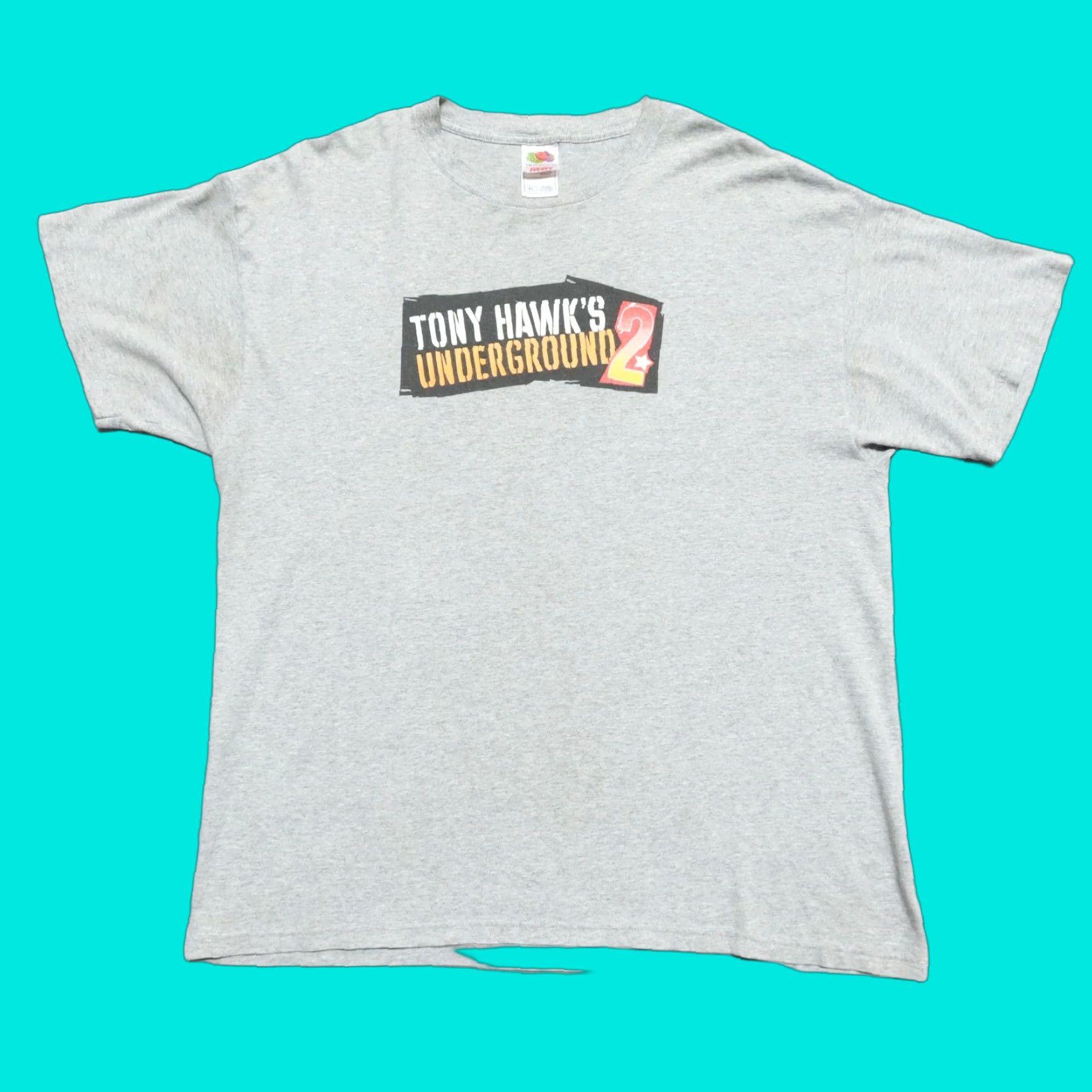 Vintage VINTAGE Tony Hawk's Underground 2 Video Game Shirt Mens X-Large Heather Grey Size US XL / EU 56 / 4 - 1 Thumbnail