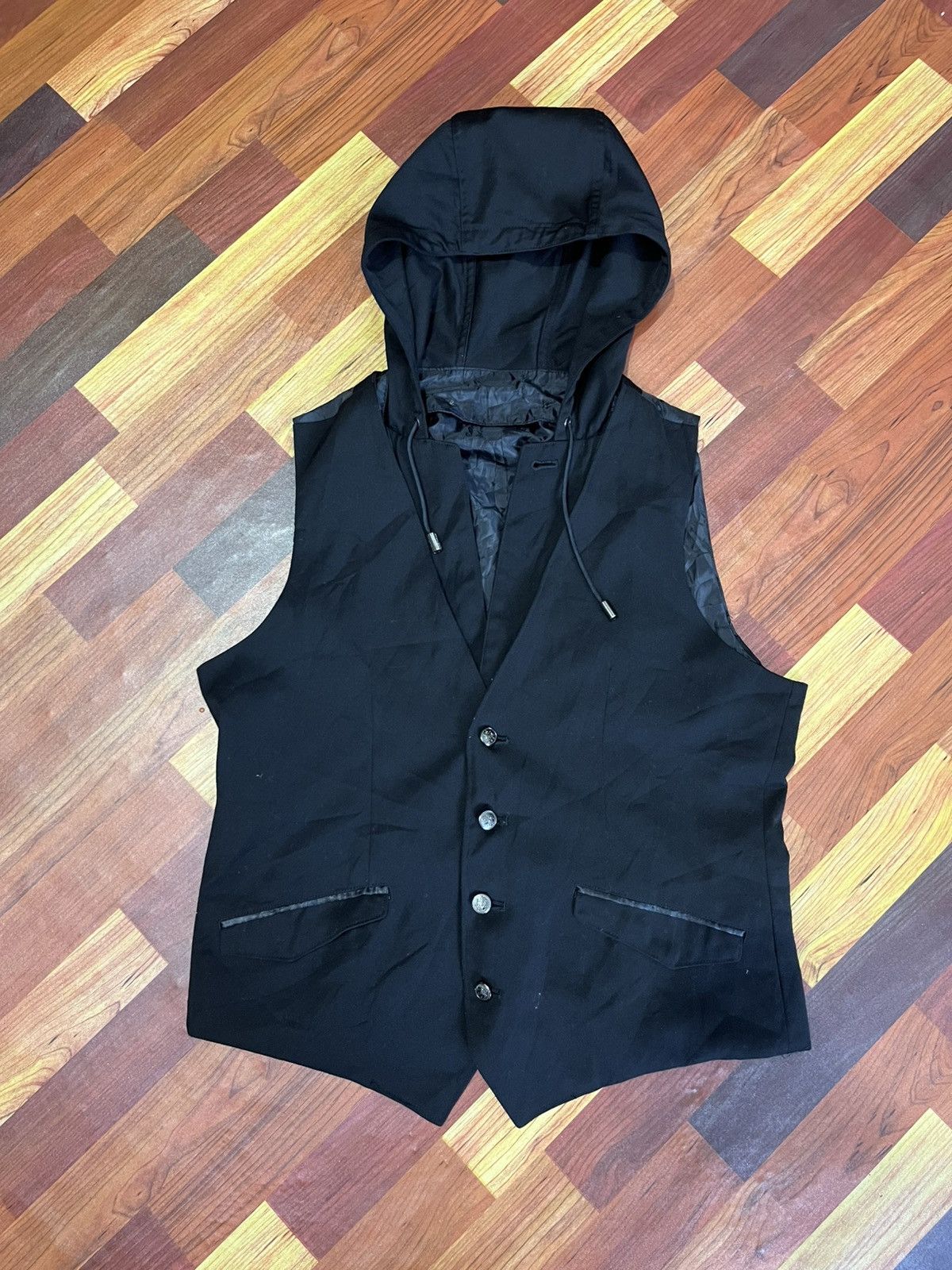 HIDEAWAYS Hideaways Nicole Hooded Vest Minimal Streetwear Size US S / EU 44-46 / 1 - 10 Thumbnail