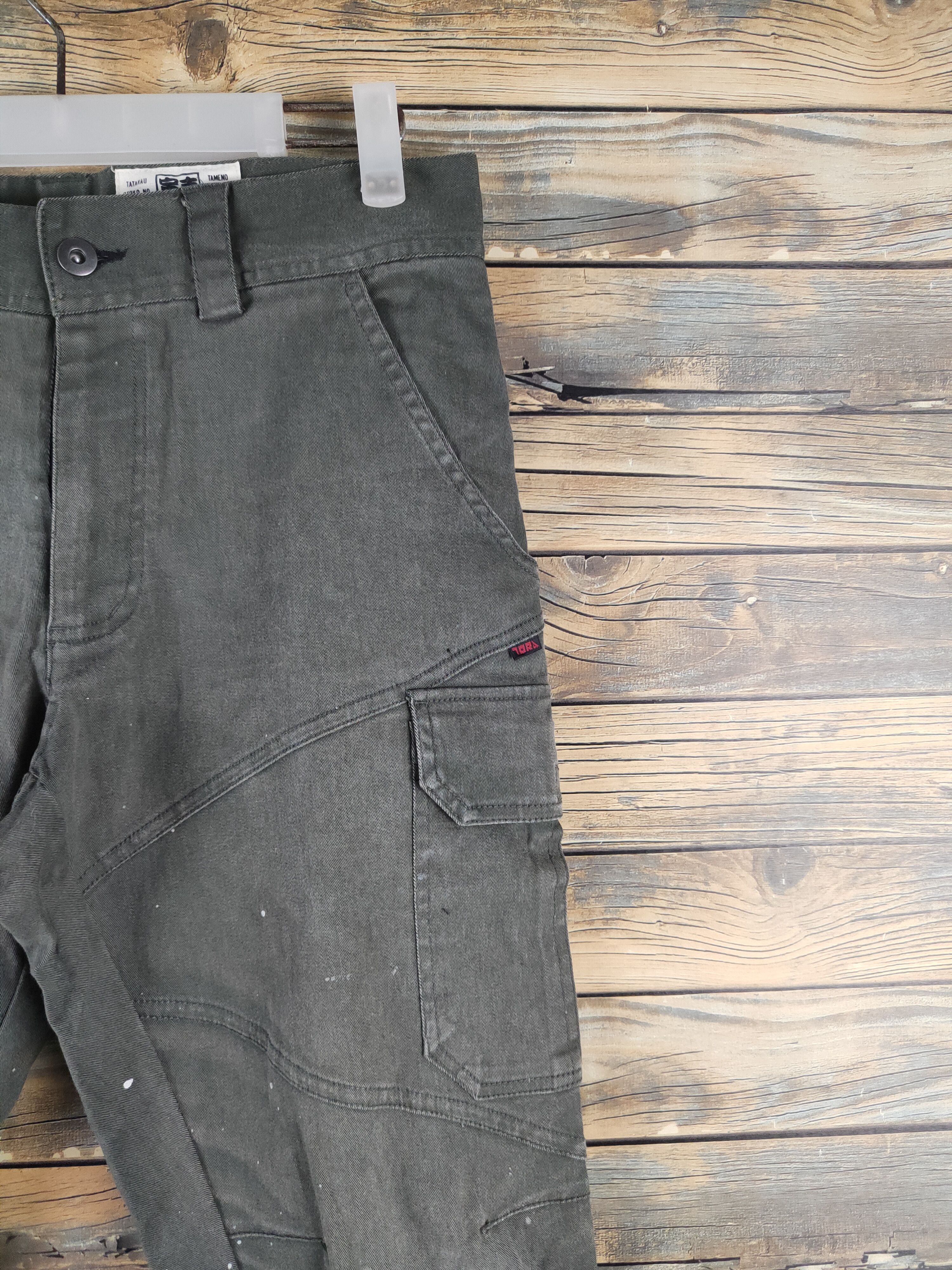 Japanese Brand DL Toraichi Dark Gray Multipocket Joggers #2399 Size US 30 / EU 46 - 6 Thumbnail