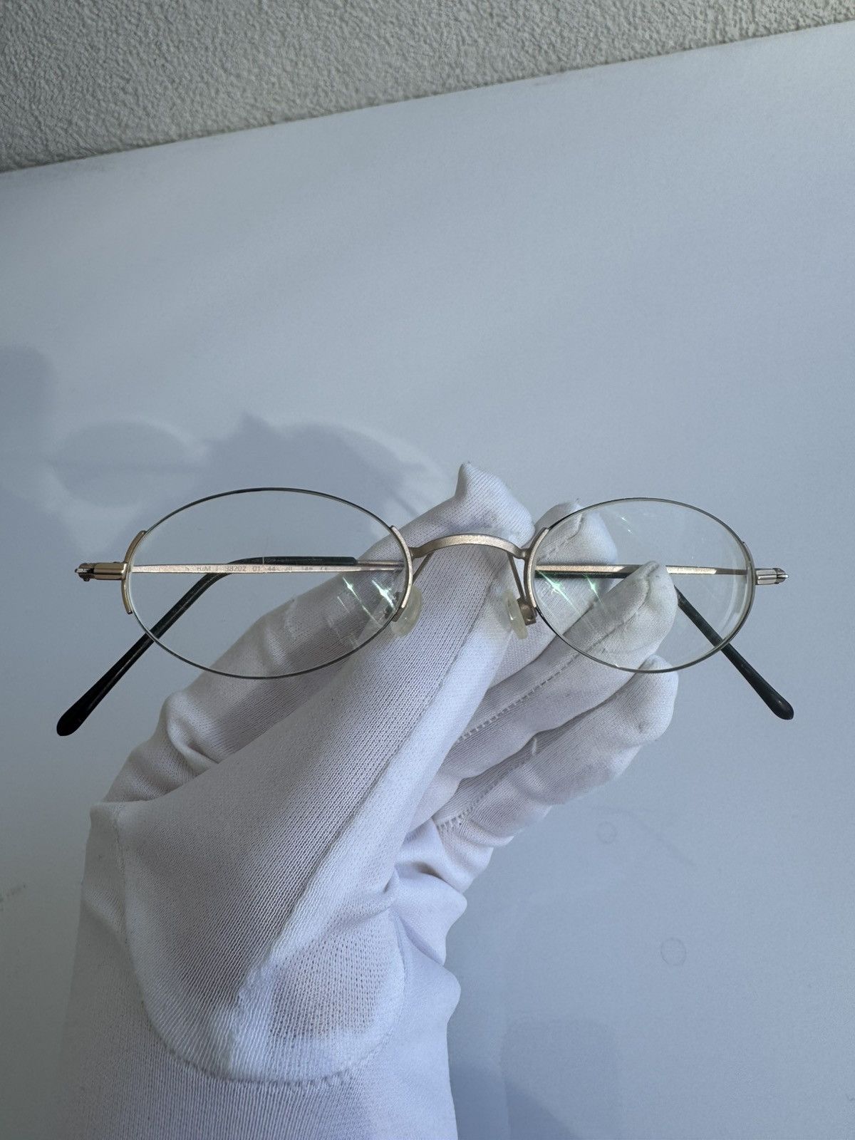 Vintage Vintage Alpina Eyeglasses Oval Gold Metal Size ONE SIZE - 8 Thumbnail