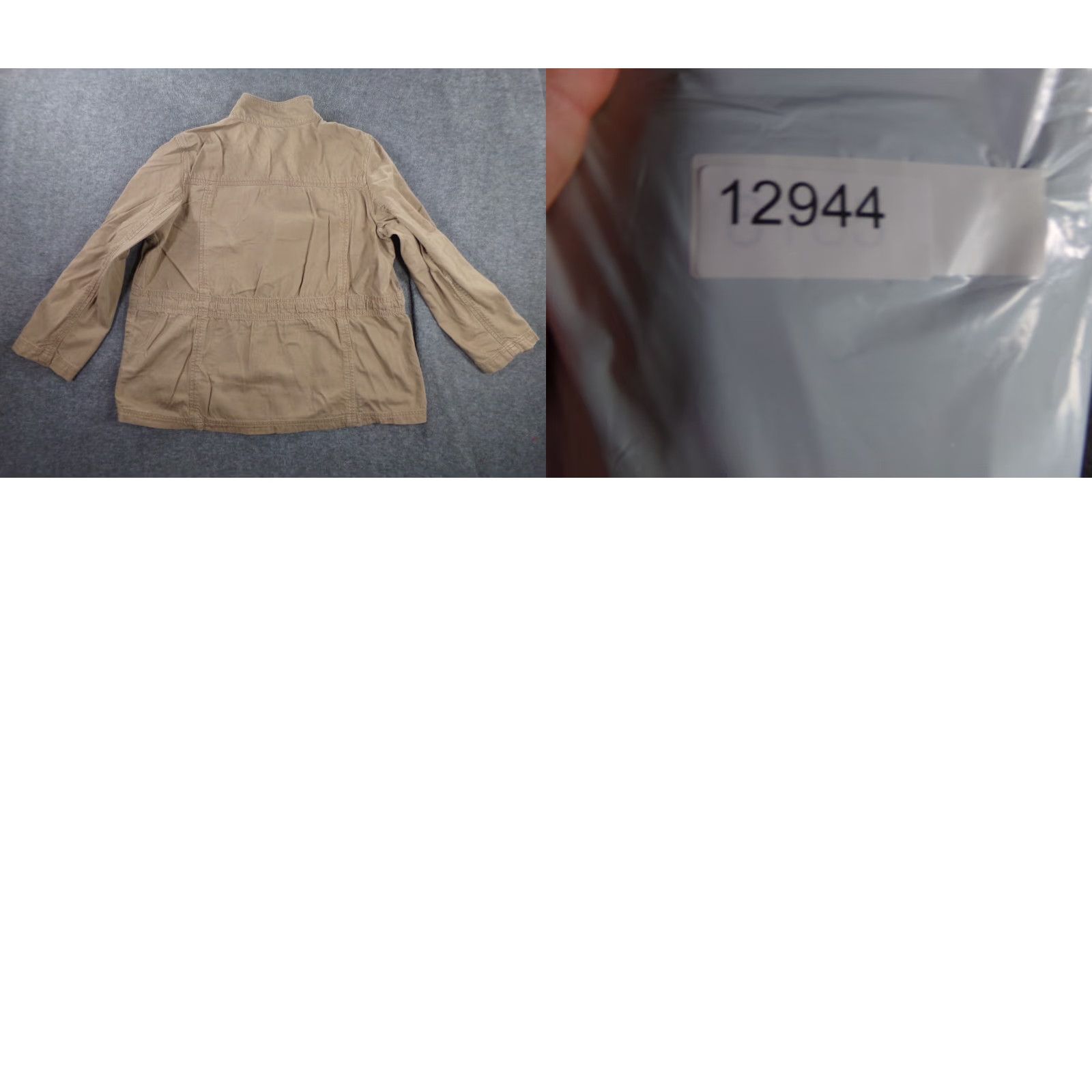 Vintage Terra Sky Jacket Women 0X Beige Safari Utility Military Field Snap Pocket 90s Army Bohemian Classic Outdoor Size XL / US 12-14 / IT 48-50 - 8 Thumbnail