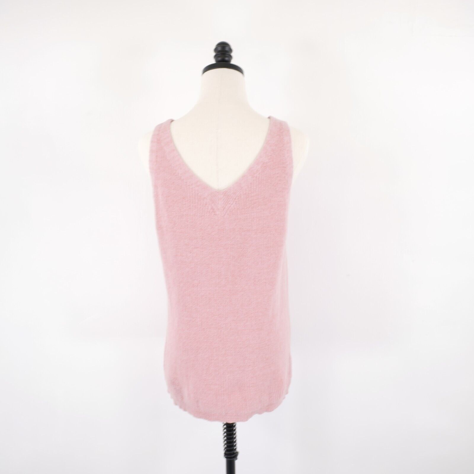 Gap Gap Pink Ribbed Cotton V-Neck Sweater Vest Large Size L / US 10 / IT 46 - 5 Thumbnail