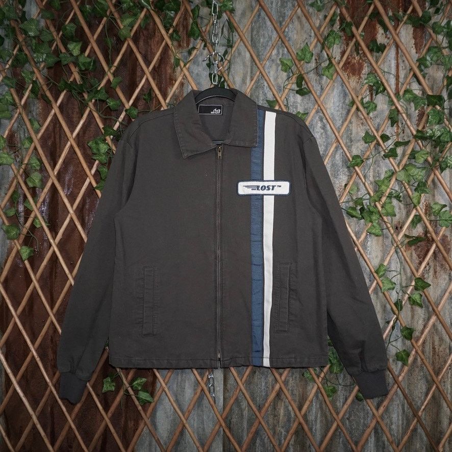 Vintage Vintage Y2K lost zip mechanics 1990s skate Eisenhower jacket Size US S / EU 44-46 / 1 - 1 Thumbnail
