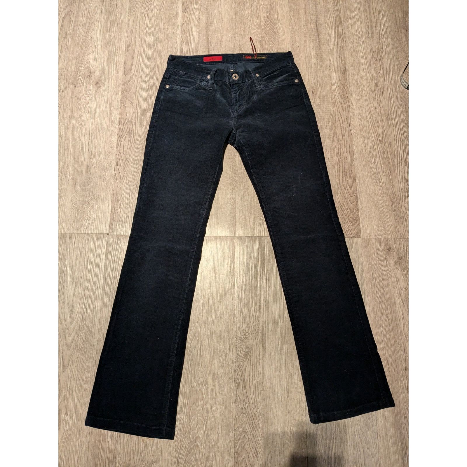 AG Adriano Goldschmied AG Adriano Goldschmied - The kiss boot cut Corduroy/ 25R/BLk Size 25" / US 0 / IT 36 - 1 Thumbnail