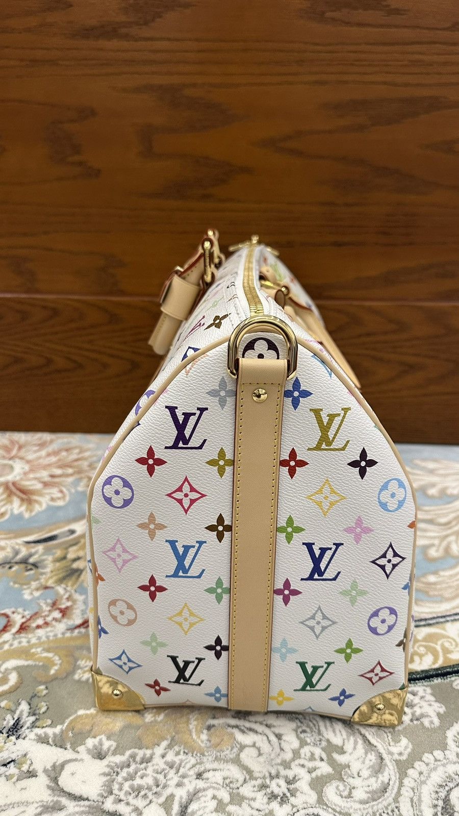 Louis Vuitton Louis Vuitton x Takashi Murakami Keepall Bandouliere 45 Size ONE SIZE - 2 Thumbnail