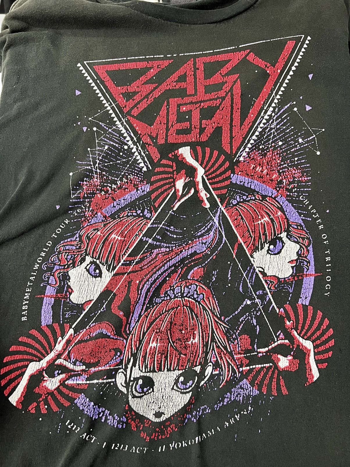 Band Tees × Japanese Brand Baby Metal Tour Band Tee Size US XL / EU 56 / 4 - 7 Thumbnail