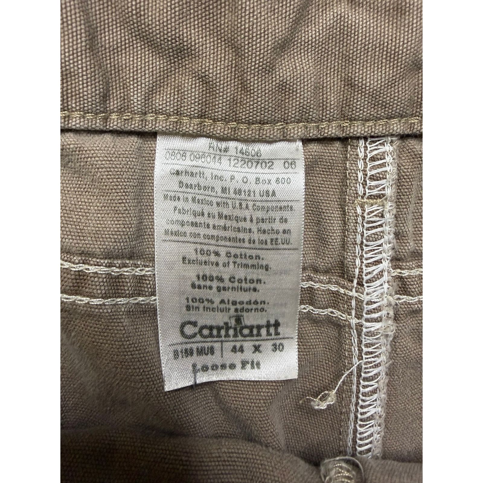 Carhartt Vintage Carhartt Work Pants Men’s 44x30 Brown Canvas Y2K Size US 44 / EU 60 - 3 Thumbnail