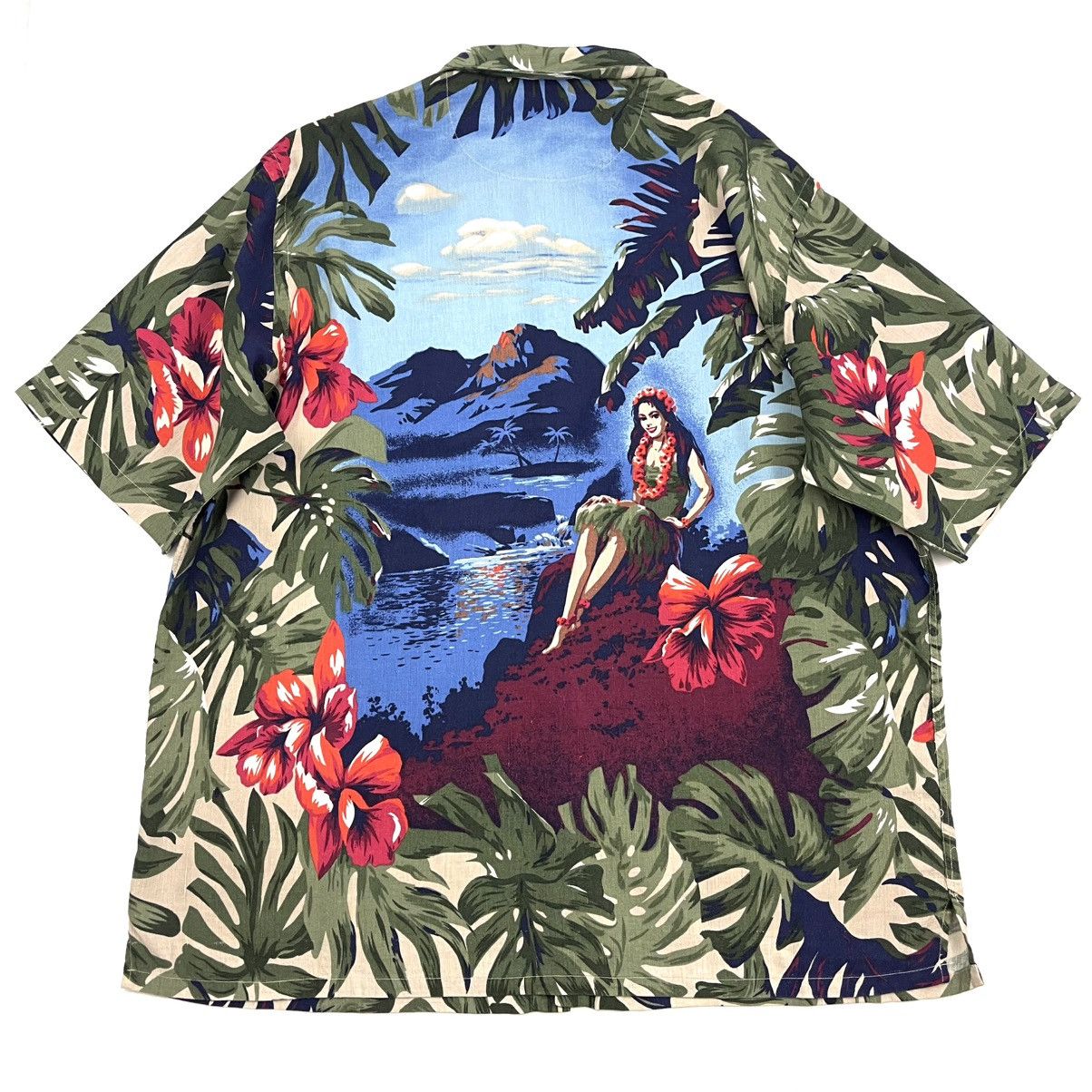 Nautica Vintage Nautica Linen Hawaiian Button Down Shirt Aloha Size US L / EU 52-54 / 3 - 5 Thumbnail
