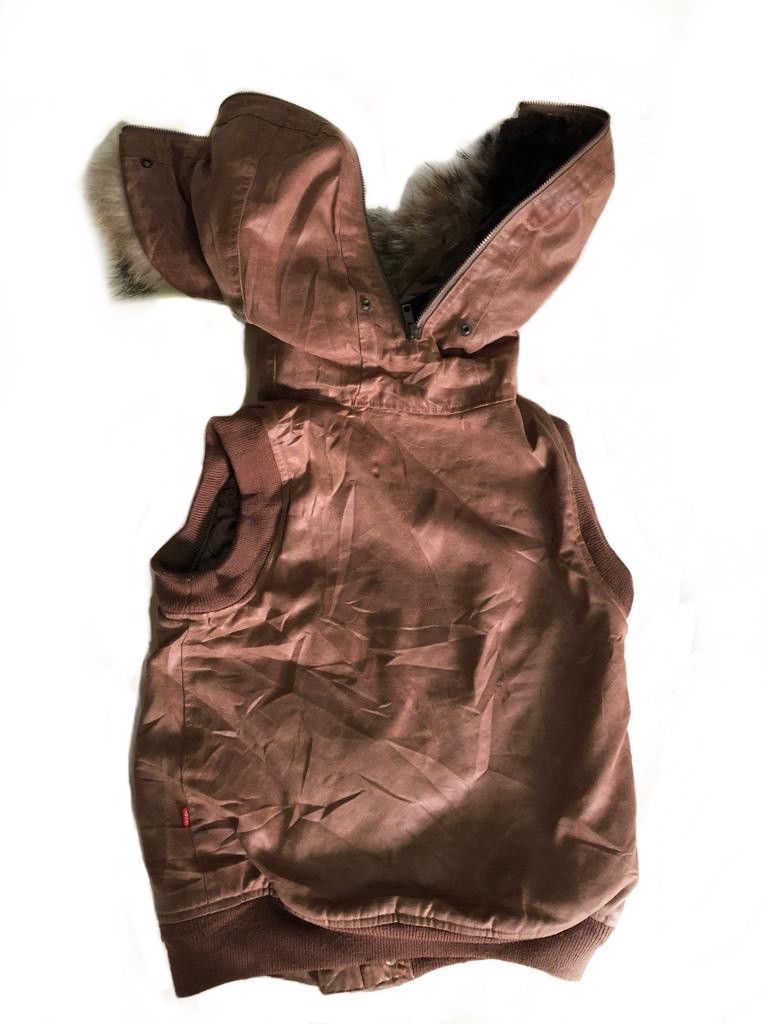 If Six Was Nine × Japanese Brand × Le Grande Bleu (L.G.B.) Jungle Cat Fur Hooded Mole Skin Sleeve less LGB style Jacket Size S / US 4 / IT 40 - 3 Thumbnail