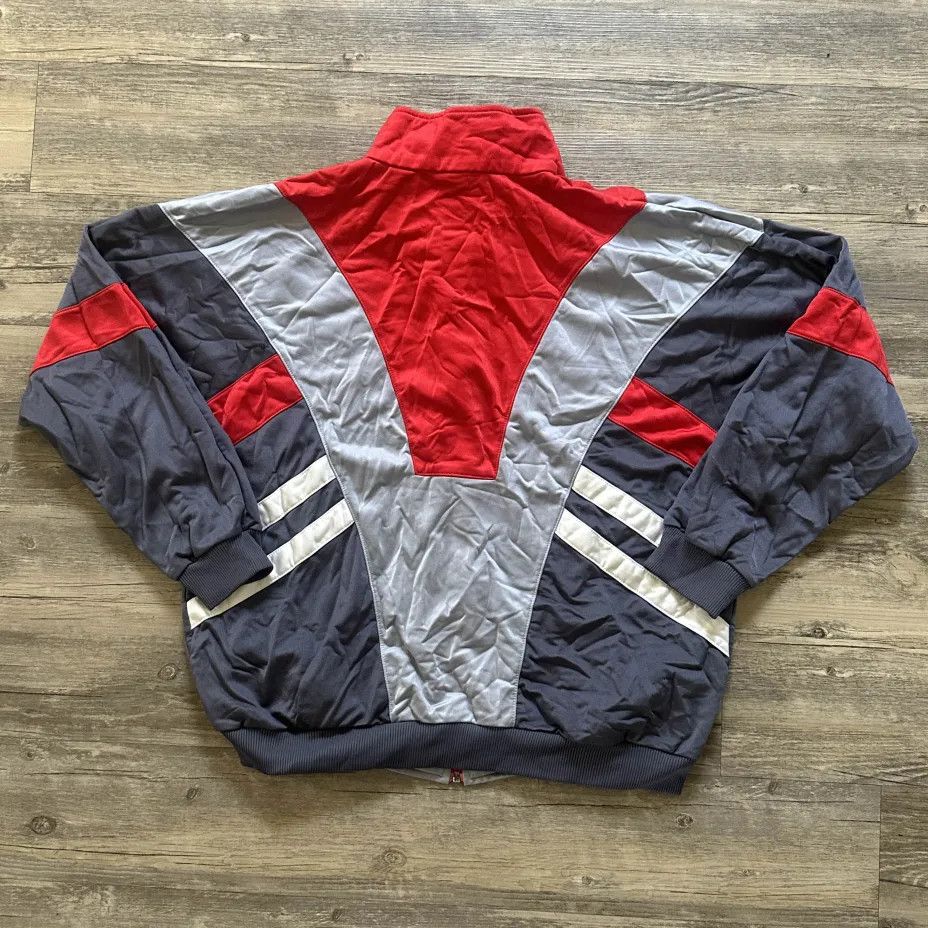 Adidas Vintage 80s Adidas Retro Track Jacket Size XL Size US XL / EU 56 / 4 - 6 Thumbnail