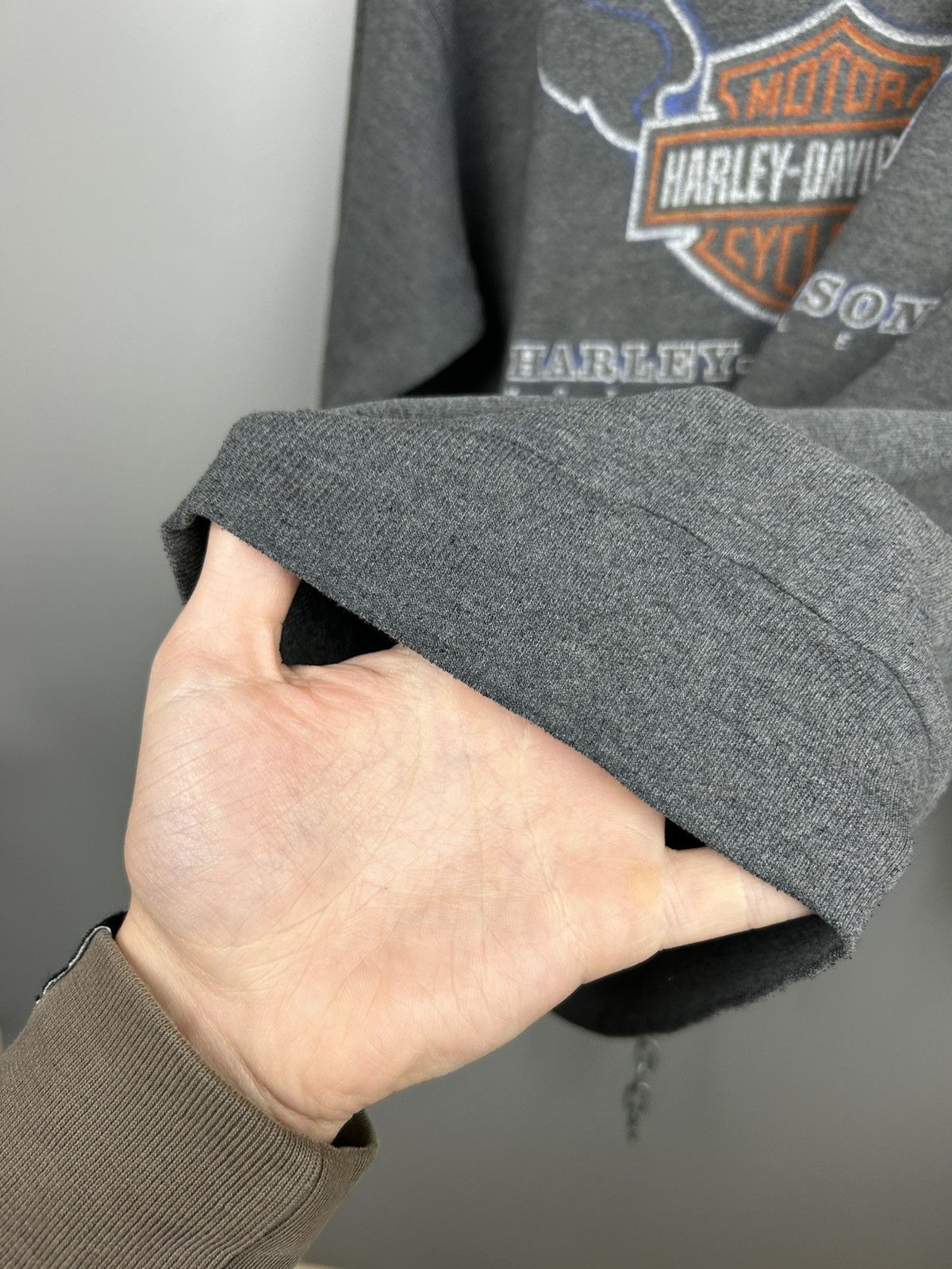Harley Davidson × Vintage Vintage 90s Harley Davidson Sweatshirt Rare Size US L / EU 52-54 / 3 - 14 Thumbnail