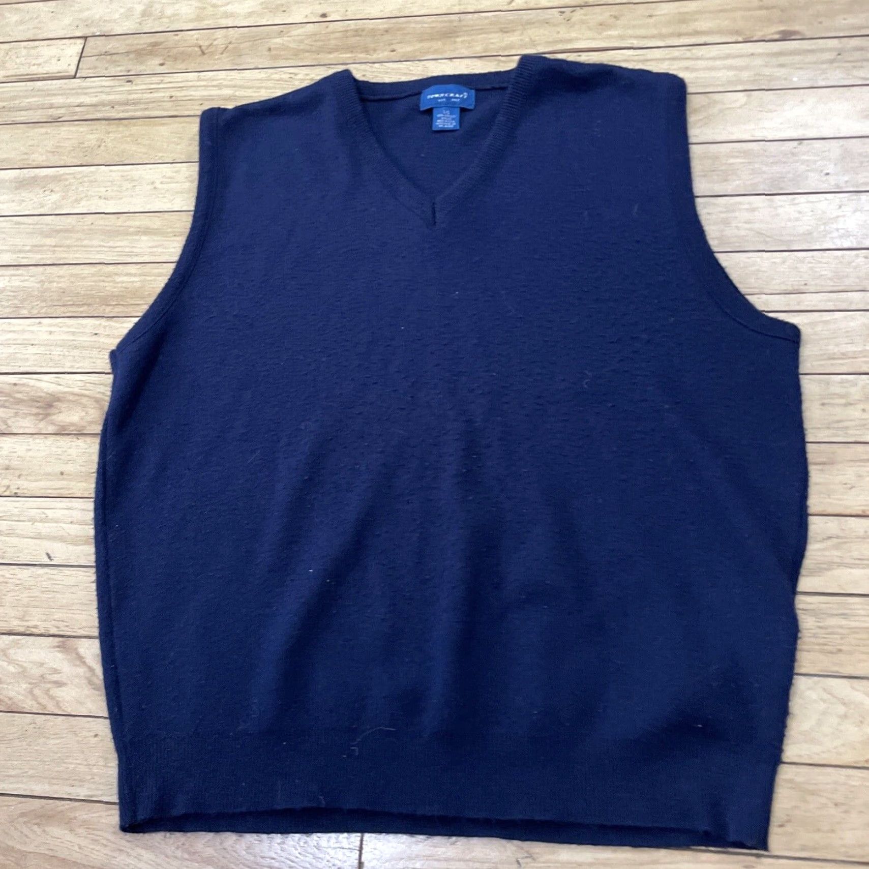 Vintage VINTAGE Towncraft Vest Men L Blue Vneck 90s Made USA Classic Capusle Penneys Towncraft / Vintage / 90s / Preppy Academia / Blue / Vneck / Vest / Men Size US L / EU 52-54 / 3 - 2 Thumbnail