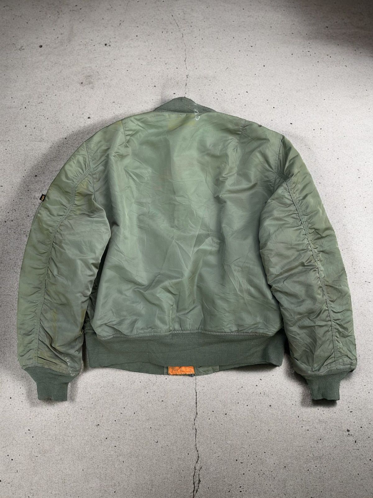 Alpha Industries 🔥Vintage Alpha Industries Ma-1 Flight Bomber Jacket Size US M / EU 48-50 / 2 - 5 Thumbnail
