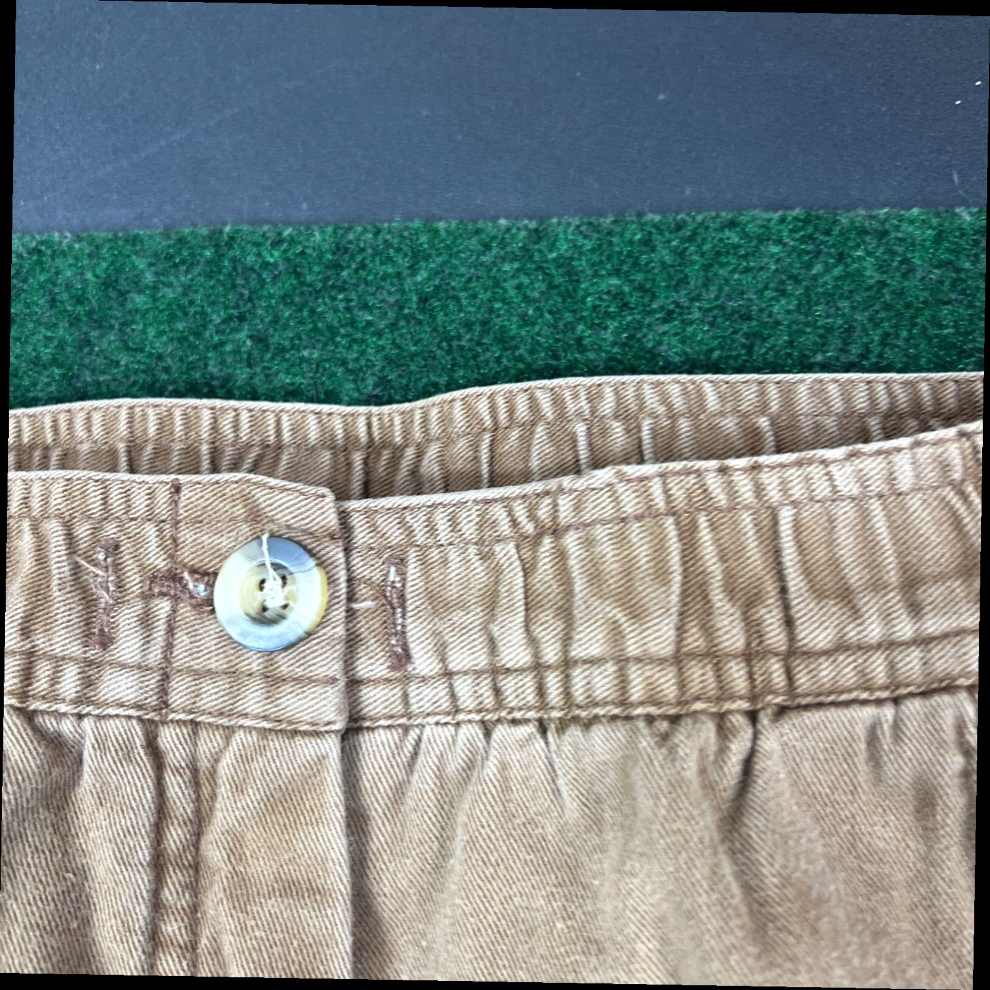 Vintage Crossroads Pants Womens Small Straight Pants Ladies Light Tan Brown Size 28" / US 6 / IT 42 - 3 Thumbnail