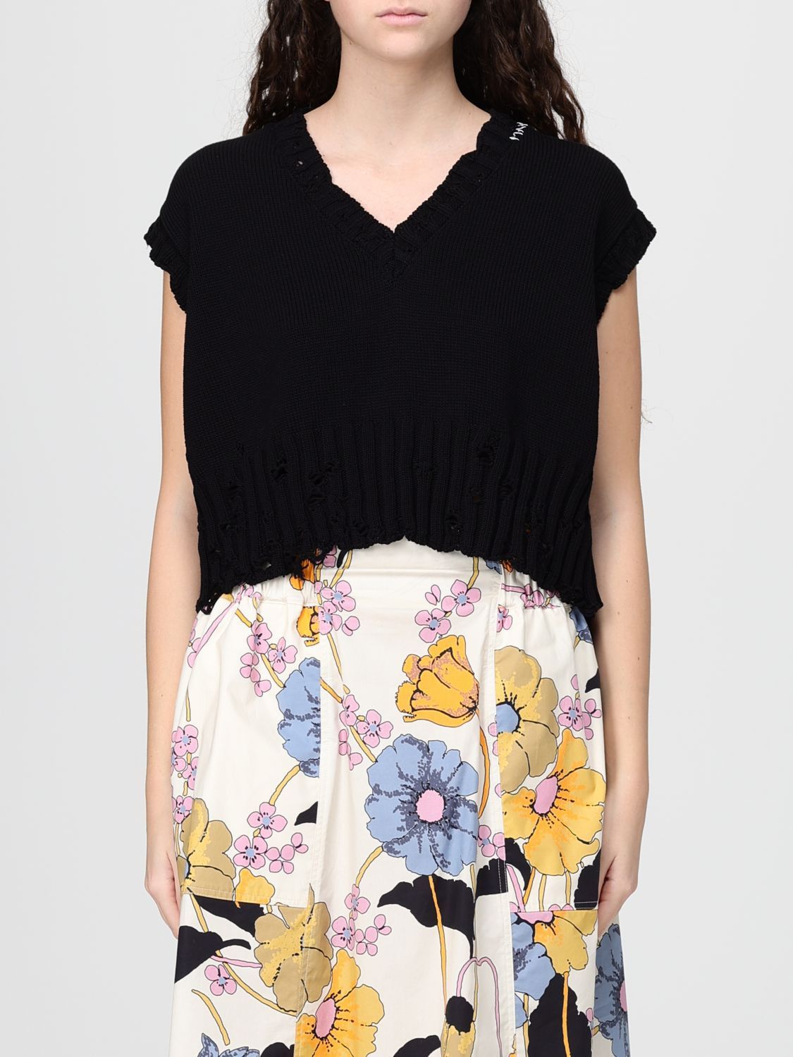 Marni Marni Waistcoat Woman Black Size M / US 6-8 / IT 42-44 - 1 Thumbnail