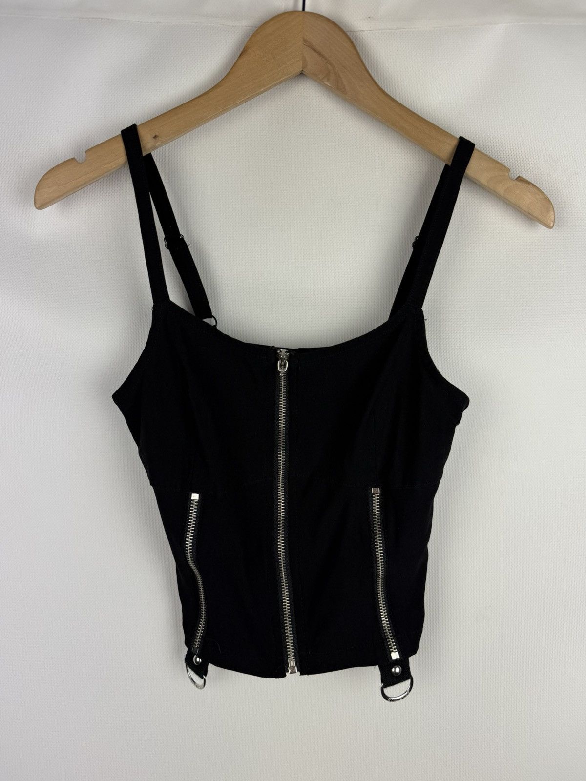 Killstar Killstar Ladies Gothic Corset Style Sleeveless Tank Top Size S / US 4 / IT 40 - 1 Thumbnail