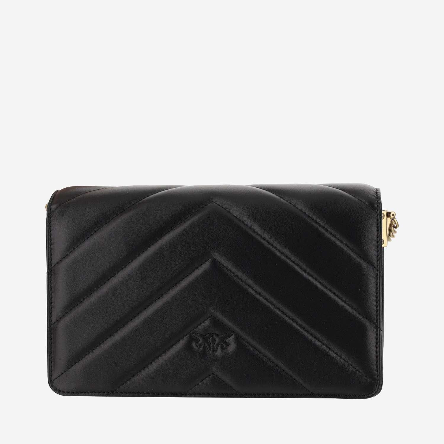 Pinko o1s22i1n0824 Size: OS / Big Chevron Bag in Black Size ONE SIZE - 3 Thumbnail