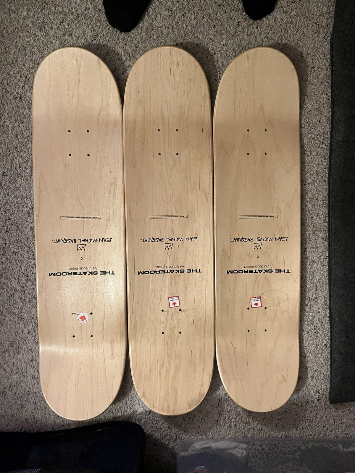 Jean-Michel Basquiat Jean-Michel Basquiat “Skull” × The Skate Room Skateboard Set Size ONE SIZE - 9 Thumbnail