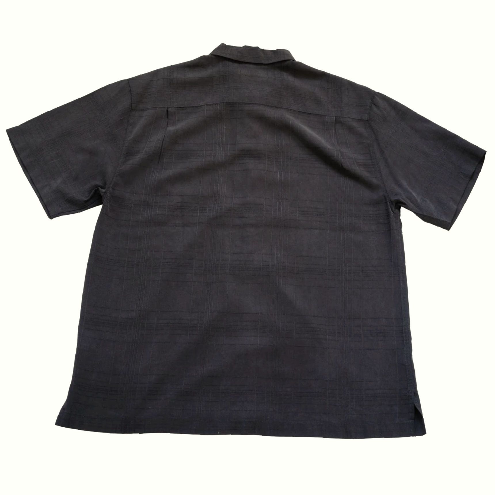 Tommy Bahama TOMMY BAHAMA VTG Y2K FLORAL 100% SILK BLACK BUTTON DOWN HAWAIIAN CAMP T SHIRT L Size US L / EU 52-54 / 3 - 3 Thumbnail