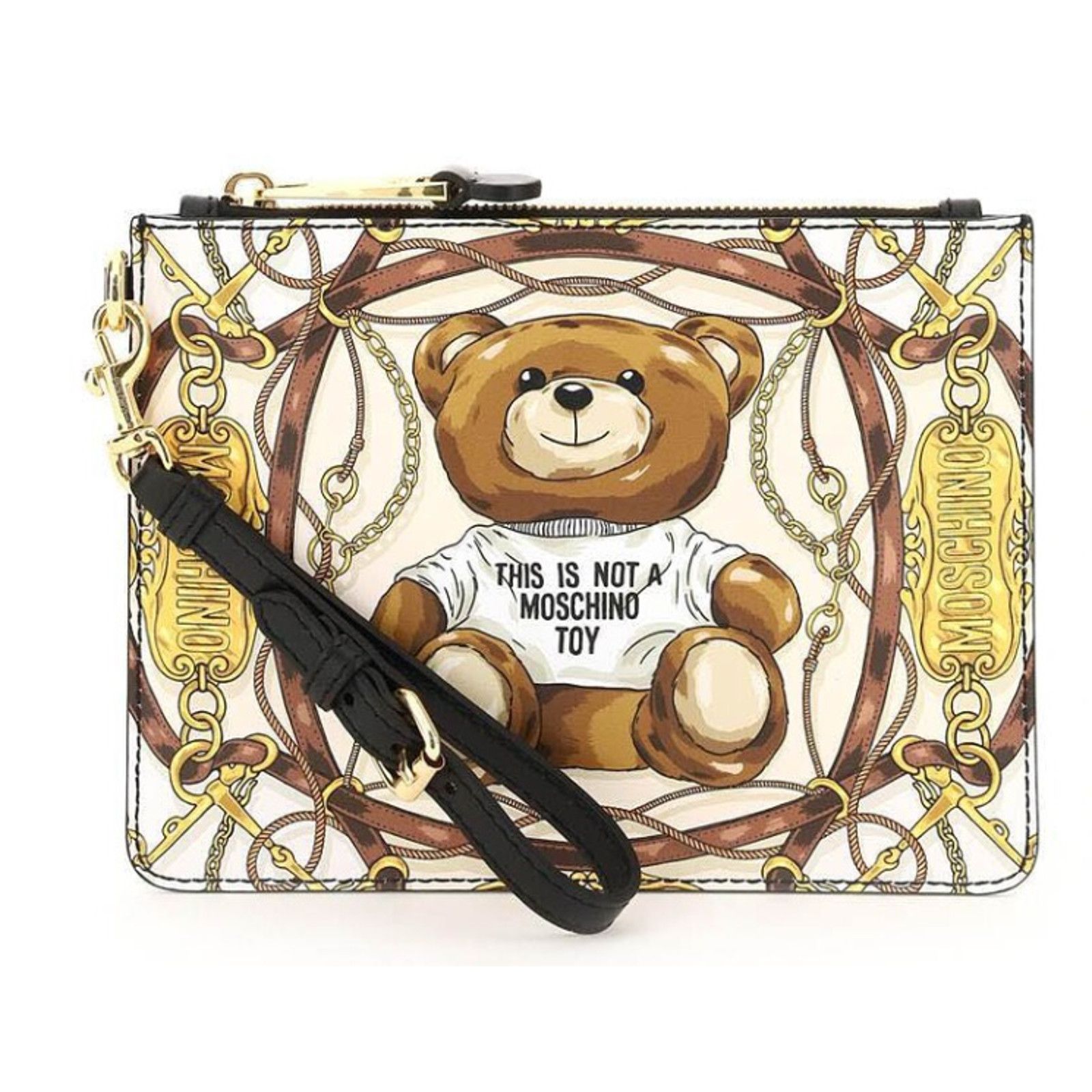 Moschino AW22 MOSCHINO Couture Jeremy Scott Teddy Bear Chains Clutch Size ONE SIZE - 1 Thumbnail