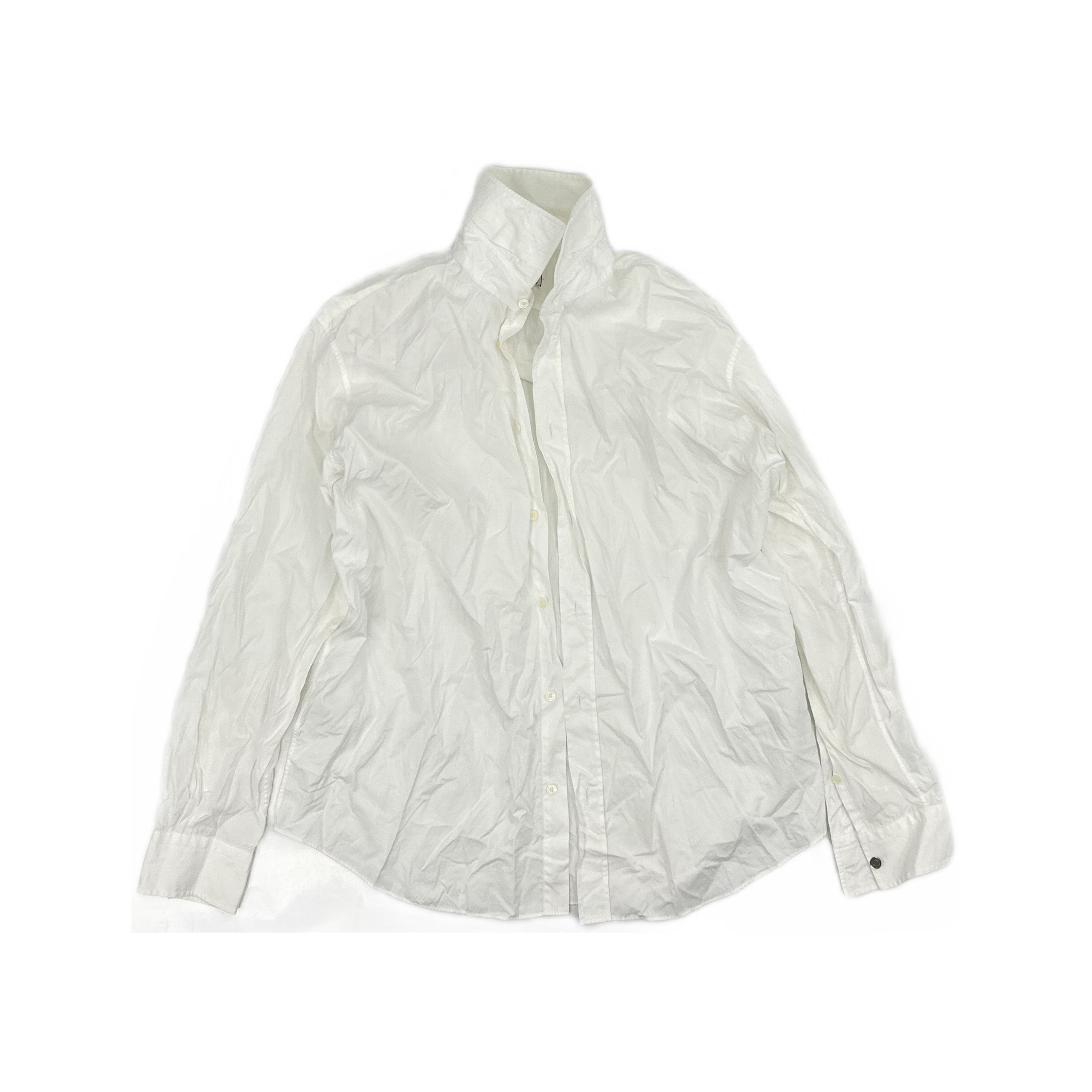 Hermes Hermès Cotton Button Up Shirt White Size 42 Size US XS / EU 42 / 0 - 1 Thumbnail
