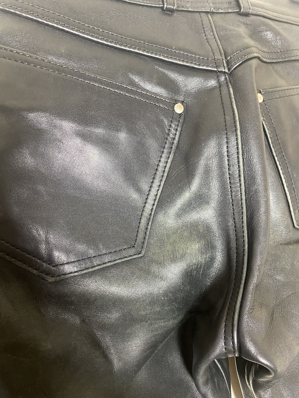 Harley Davidson Harley Davidson Cowhide Leather Pant Size US 29 - 9 Thumbnail