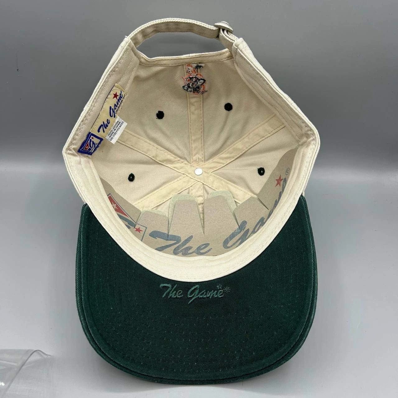 The Game Vintage Greensboro Grasshoppers Hat MiLB Strap Back Cotton Size ONE SIZE - 2 Thumbnail