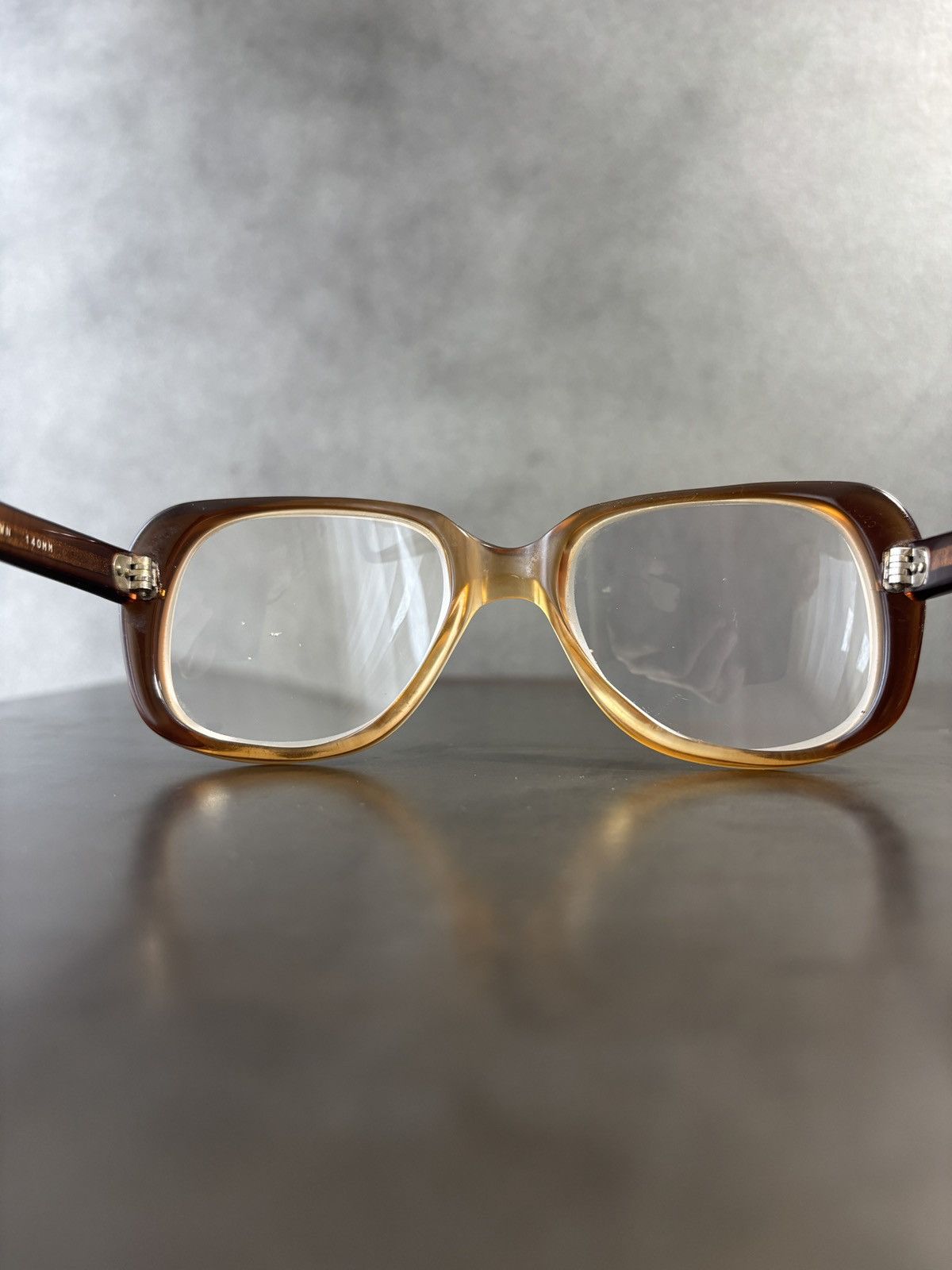 Vintage 1970s Acetate Eyeglasses 80s Vintage Frames Size ONE SIZE - 8 Thumbnail