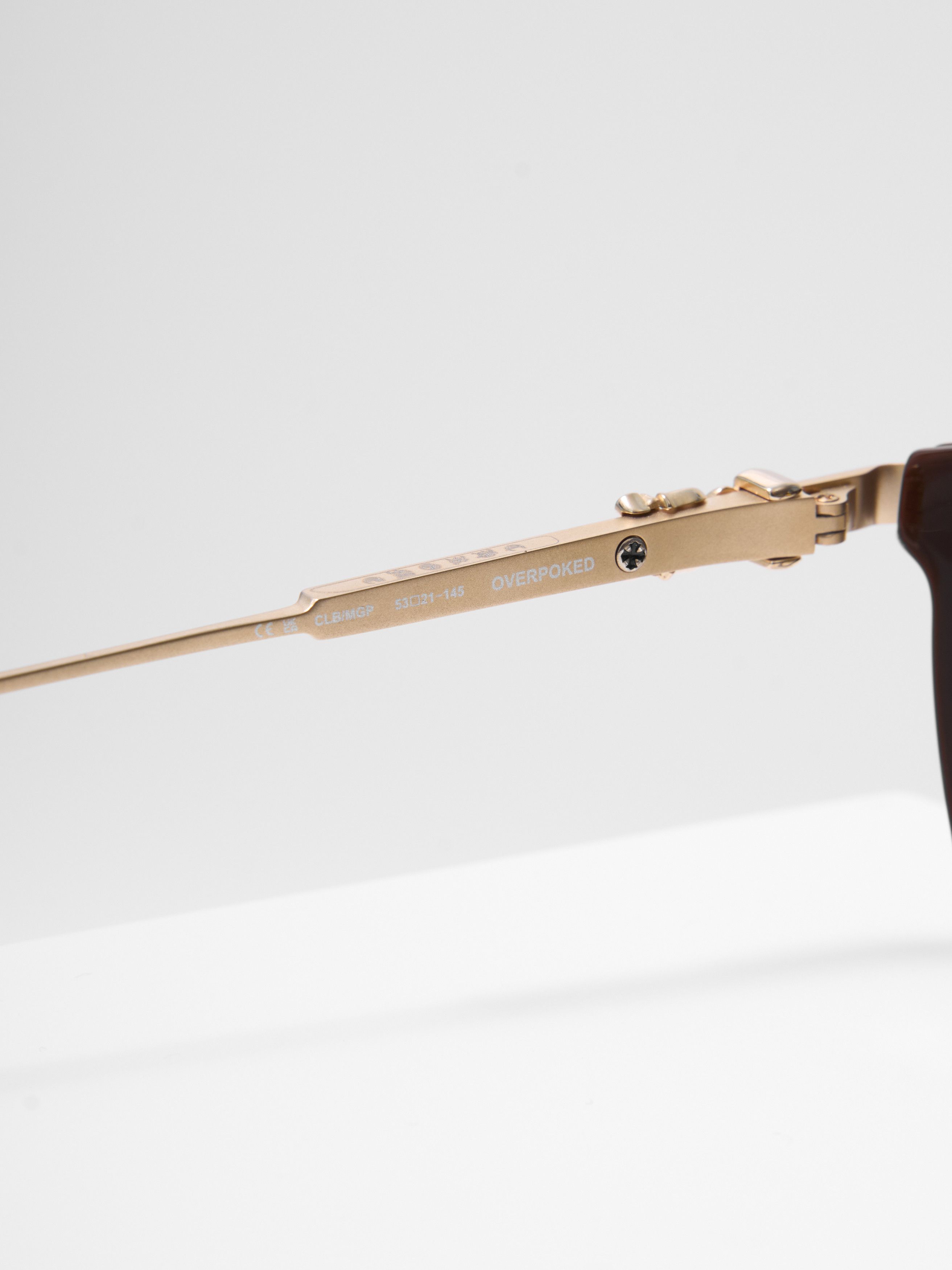 Chrome Hearts CHROME HEARTS OVERPOKED CLASSIC BROWN/MATTE GOLD PLATED Size ONE SIZE - 6 Thumbnail