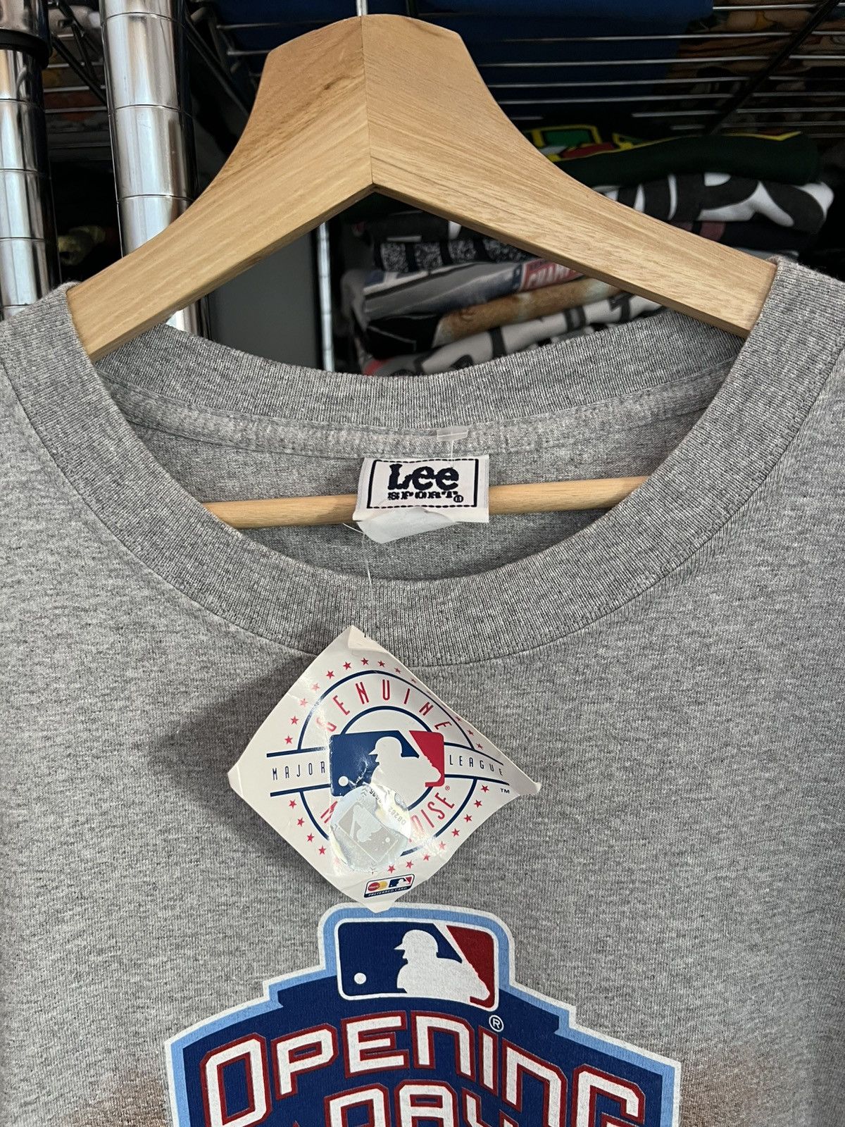 MLB 2005 Opening Day LA Dodgers vs SF Giants Baseball Lee DS Tee Size US XXL / EU 58 / 5 - 2 Thumbnail