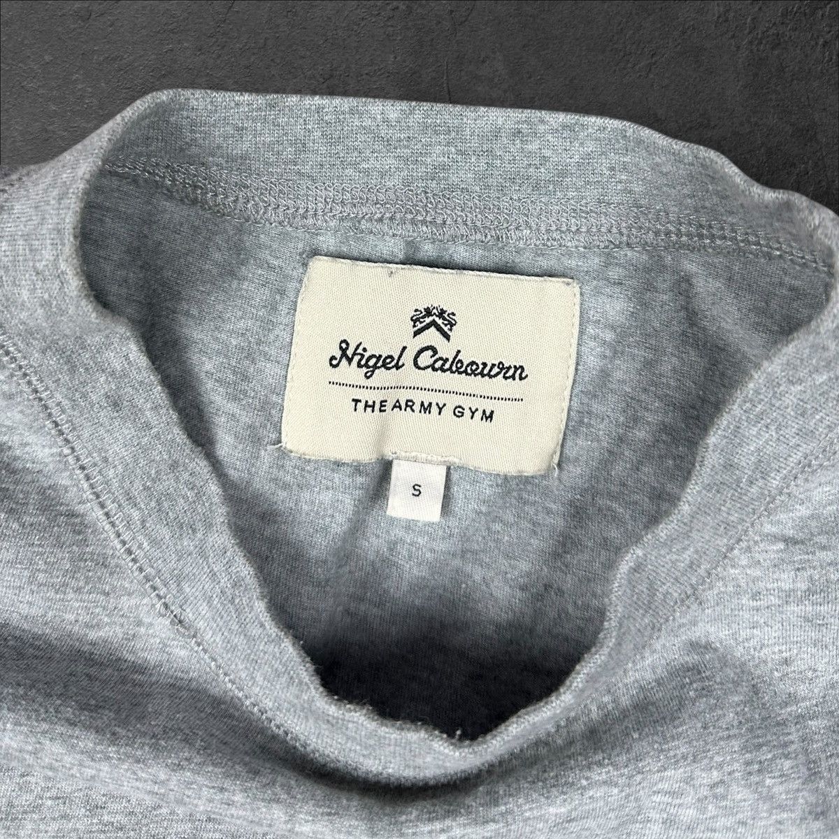Nigel Cabourn × Vintage Vintage Nigel Cabourn The Stone Masters 1970 Army Gym Tee Size US S / EU 44-46 / 1 - 5 Thumbnail