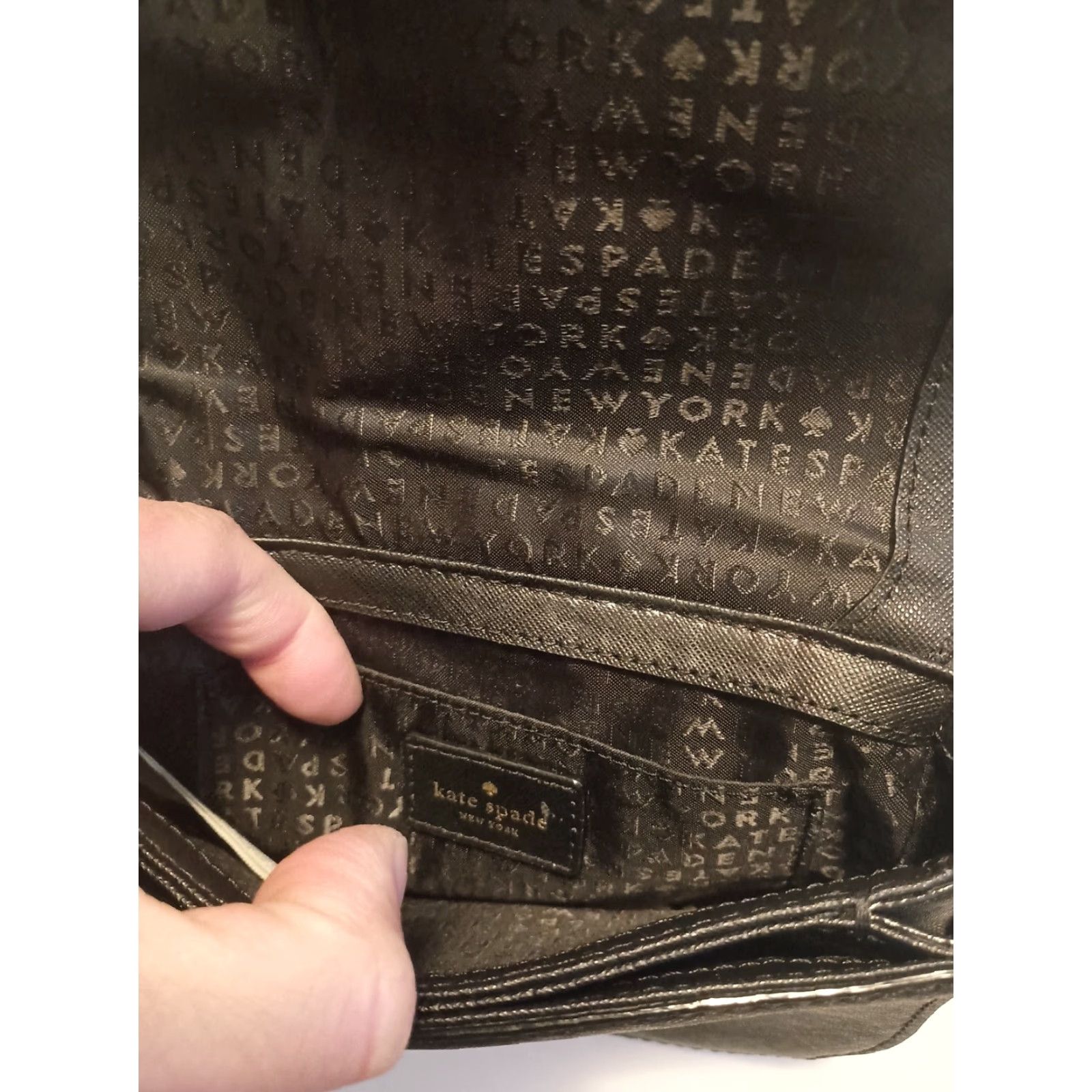 Vintage VINTAGE Kate Spade Laurel Way Leather Crossbody Shoulder Bag Black Small Size ONE SIZE - 5 Thumbnail