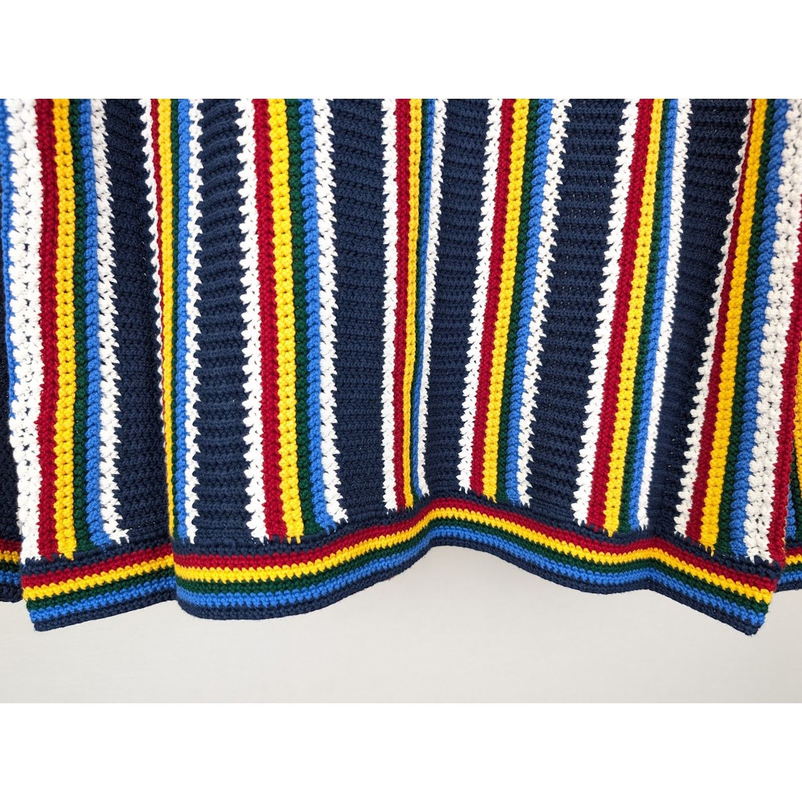 Casablanca o1rshd1 Q:2 / 555 / Cotton Crochet Shacket in Navy Size US XL / EU 56 / 4 - 13 Thumbnail