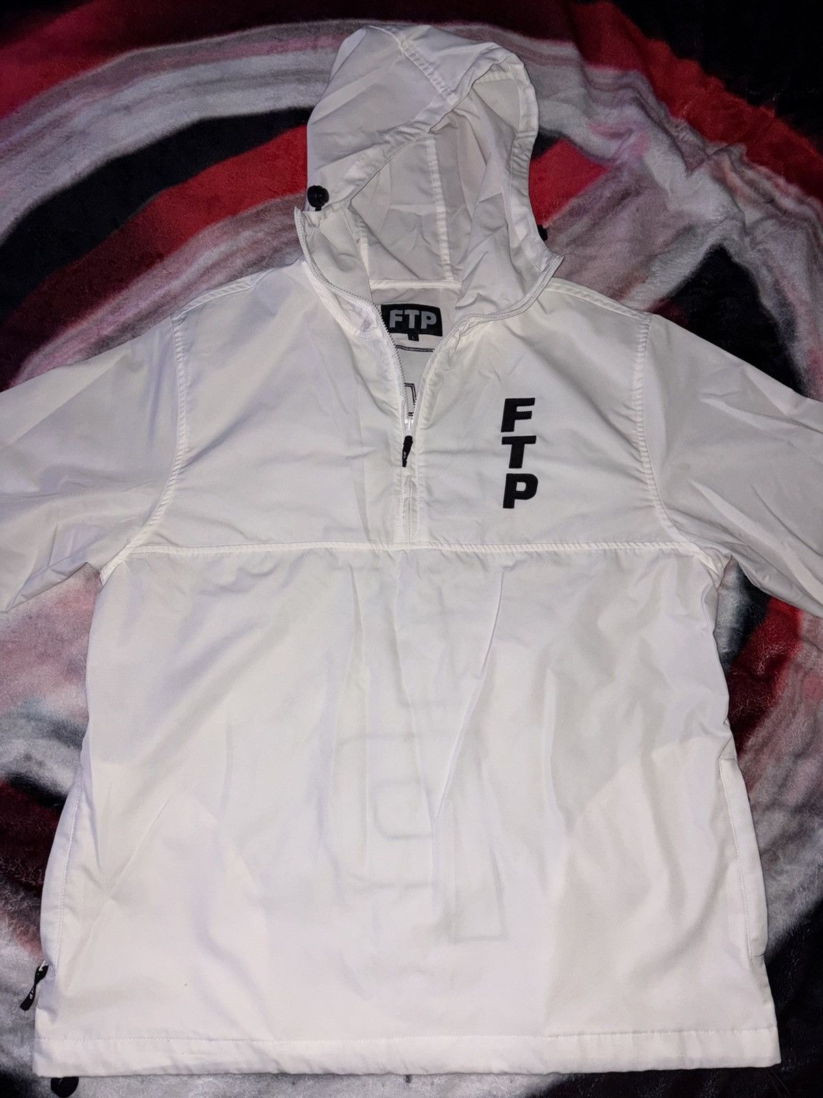 Other FTP White Windbreaker Size US L / EU 52-54 / 3 - 1 Thumbnail