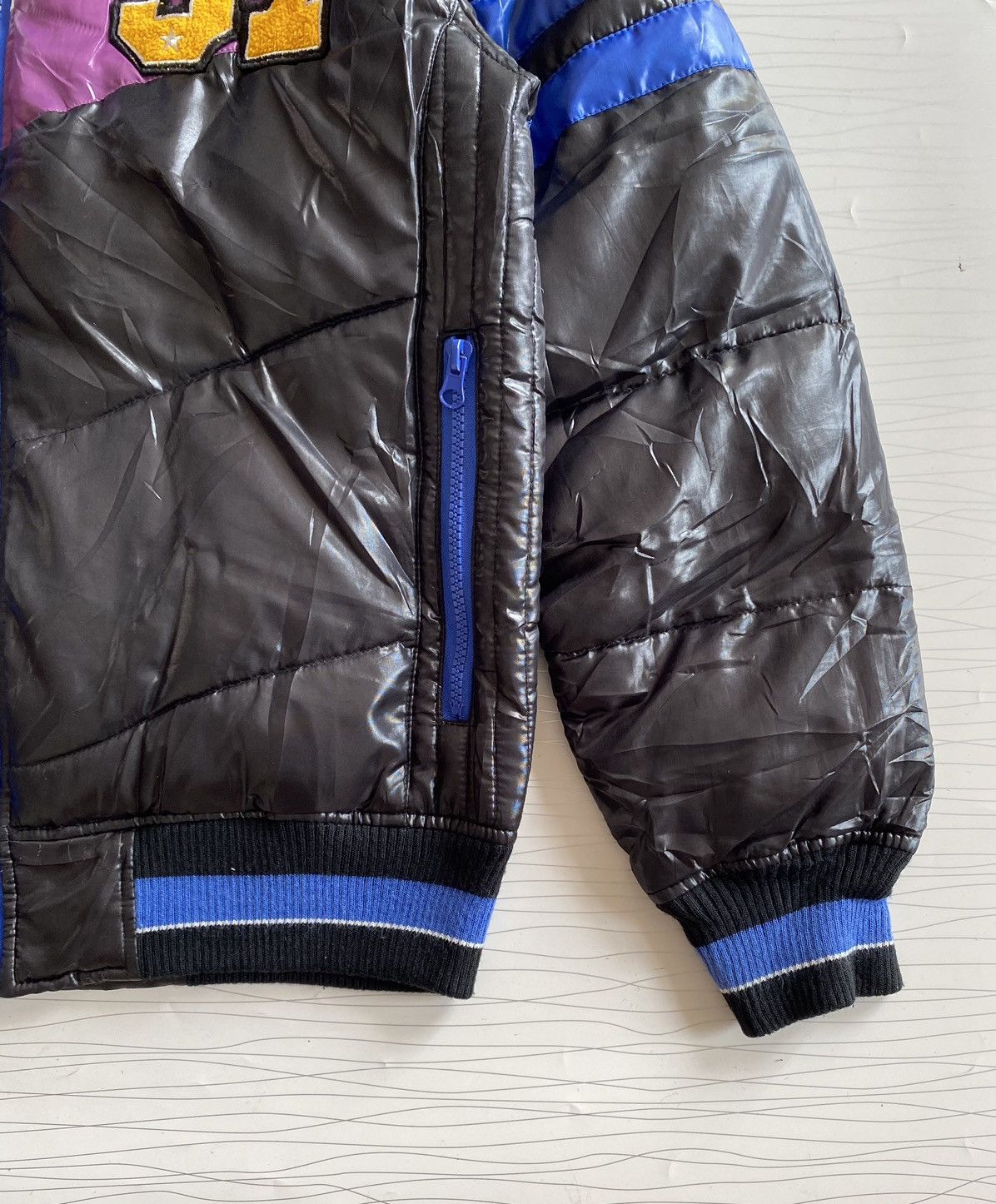 If Six Was Nine × Japanese Brand × Le Grande Bleu (L.G.B.) NYLAUS FAUX FUR HOODIE PUFFER JACKET Size US L / EU 52-54 / 3 - 7 Thumbnail