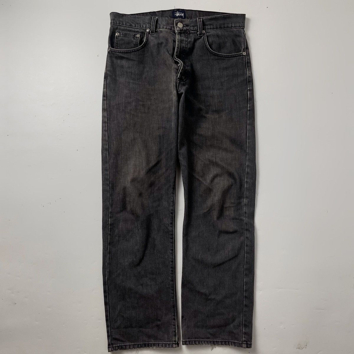 Stussy × Vintage VINTAGE 00's BLACK JEANS STUSSY Size US 32 / EU 48 - 3 Thumbnail