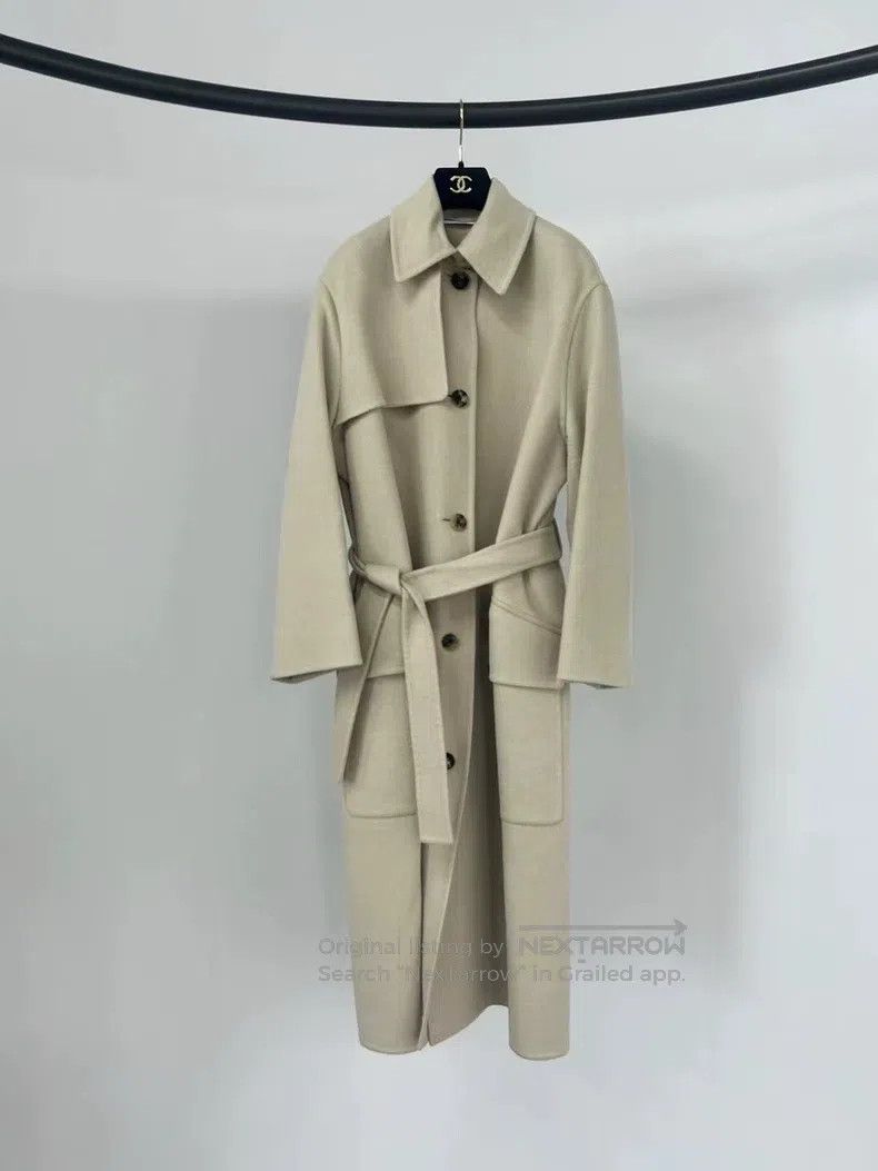 Hermes Hermes Beige cashmere coat Size XS / US 0-2 / IT 36-38 - 1 Thumbnail