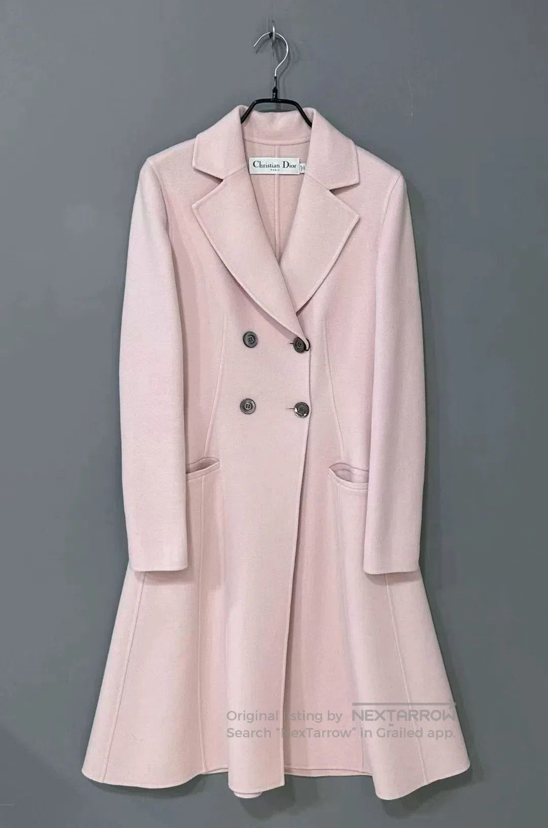 Dior Dior Pink Pure Cashmere Coat. Size US S / EU 44-46 / 1 - 1 Thumbnail
