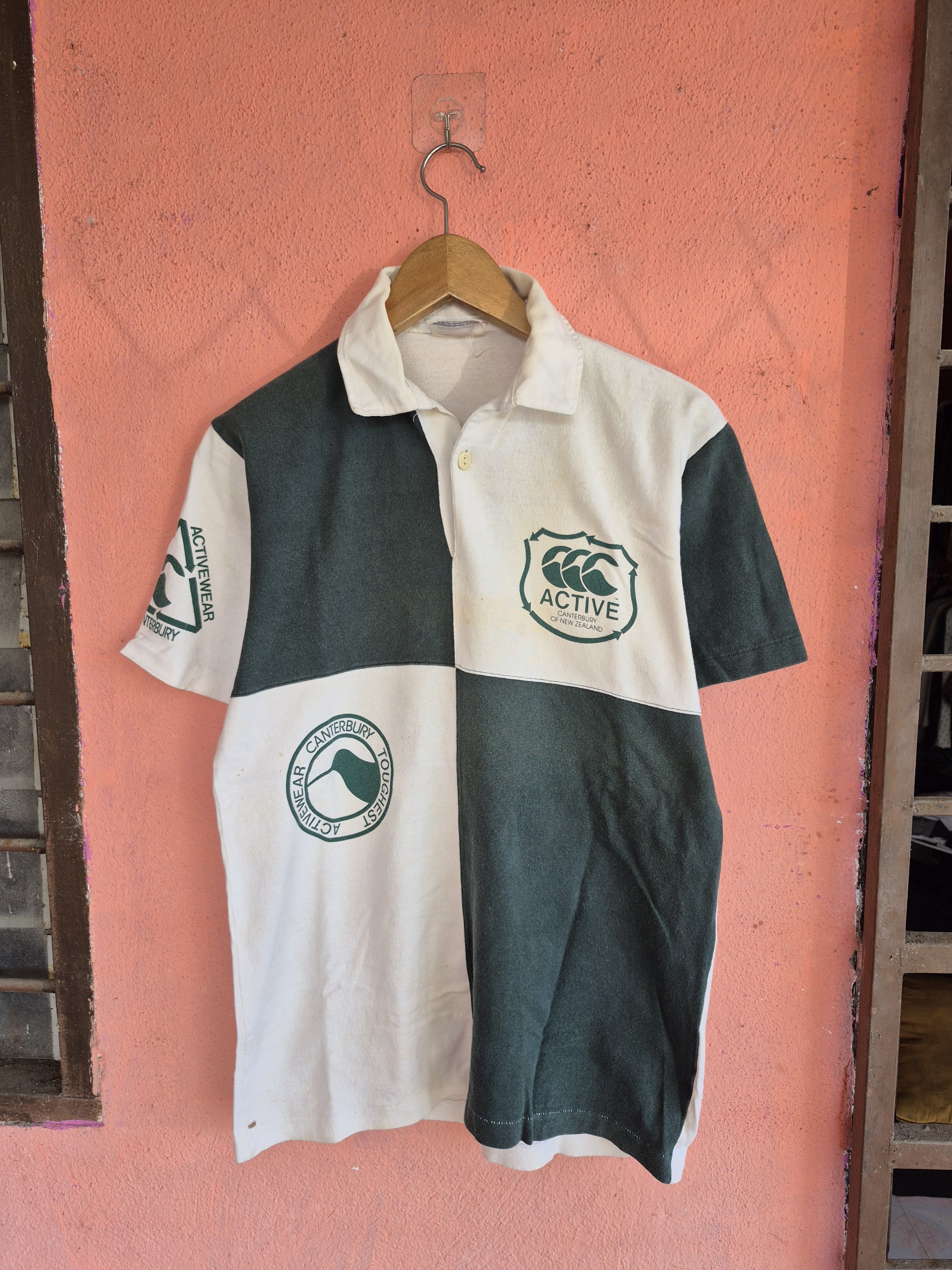 Canterbury of New Zealand 🔥 Vintage Canterbury New Zealand Rugby Polo Tee Size US M / EU 48-50 / 2 - 1 Thumbnail