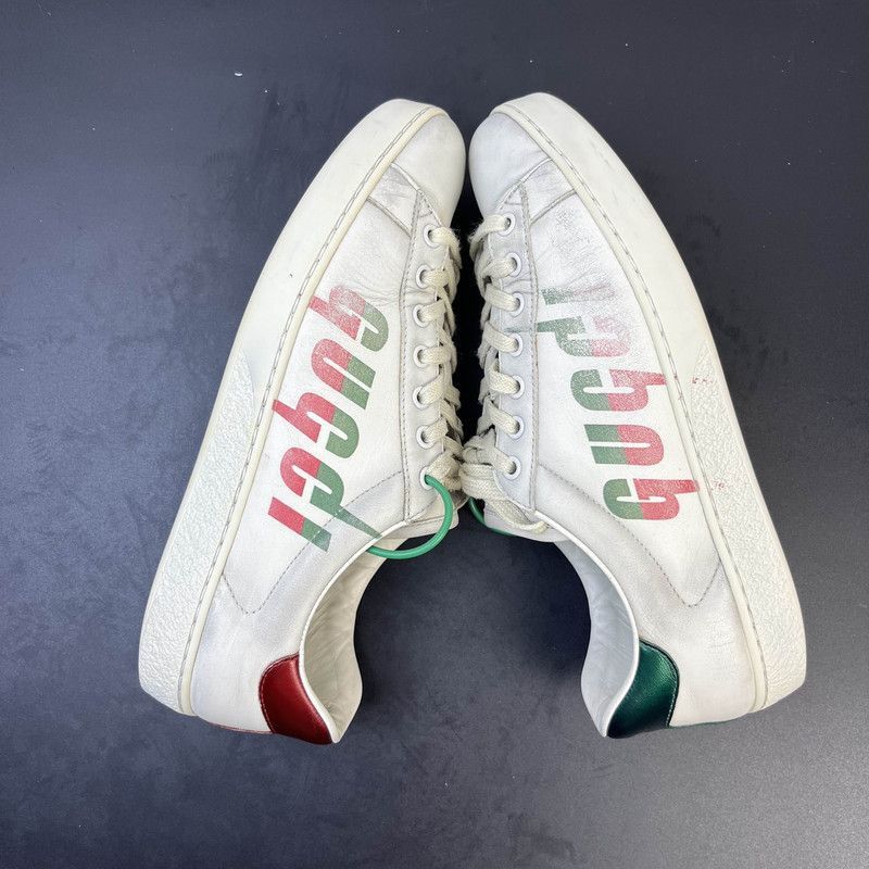 Gucci Gucci Ace Blade Vintage Sneakers for Men -2508 Size US 7.5 / EU 40-41 - 6 Thumbnail