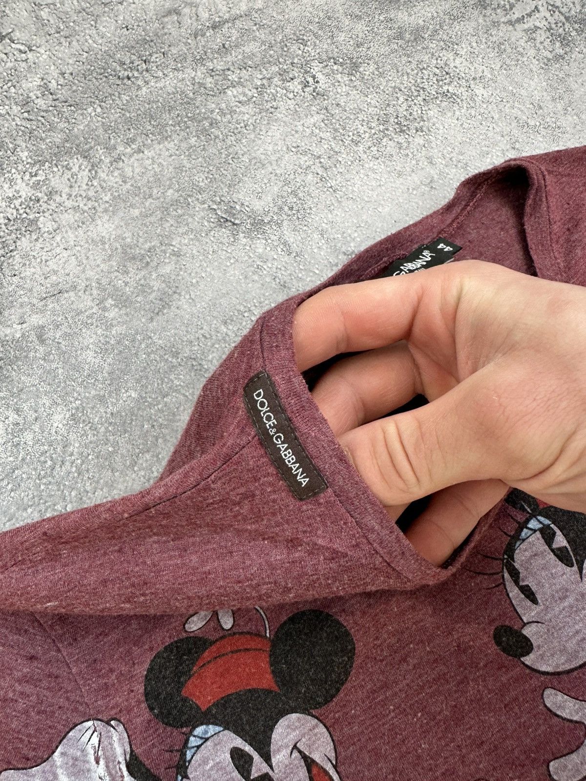 Dolce & Gabbana Dolce Gabbana Mickey Mouse T-Shirt Vintage Over Printed Logo Size US S / EU 44-46 / 1 - 8 Thumbnail