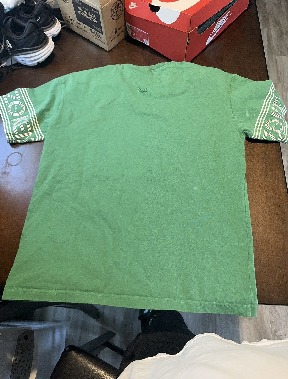 Kenzo Kenzo designer green t- shirt Size US L / EU 52-54 / 3 - 3 Thumbnail