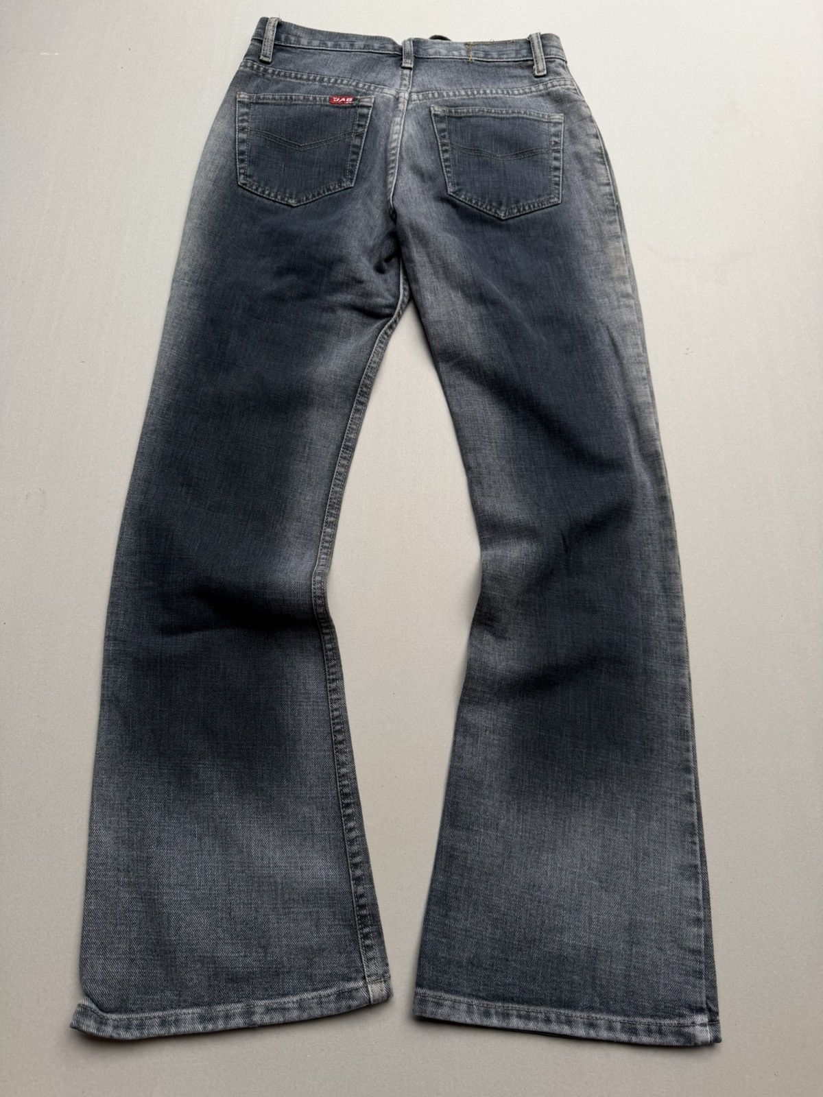 Japanese Brand lace-up flare jeans Size US 27 - 3 Thumbnail