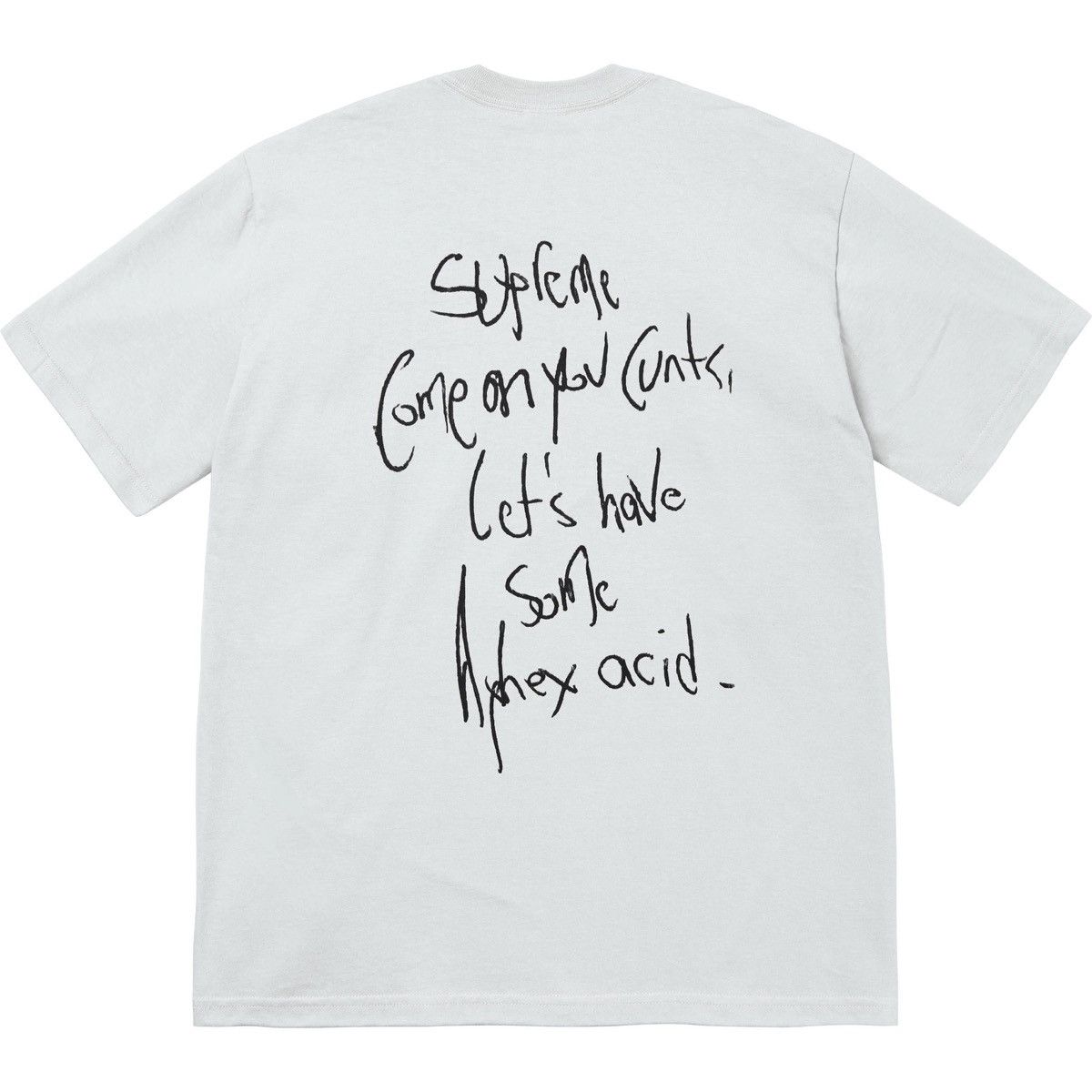 SUPREME Aphex Twin Windowlicker Tee Cement T-Shirt SS25 XXL