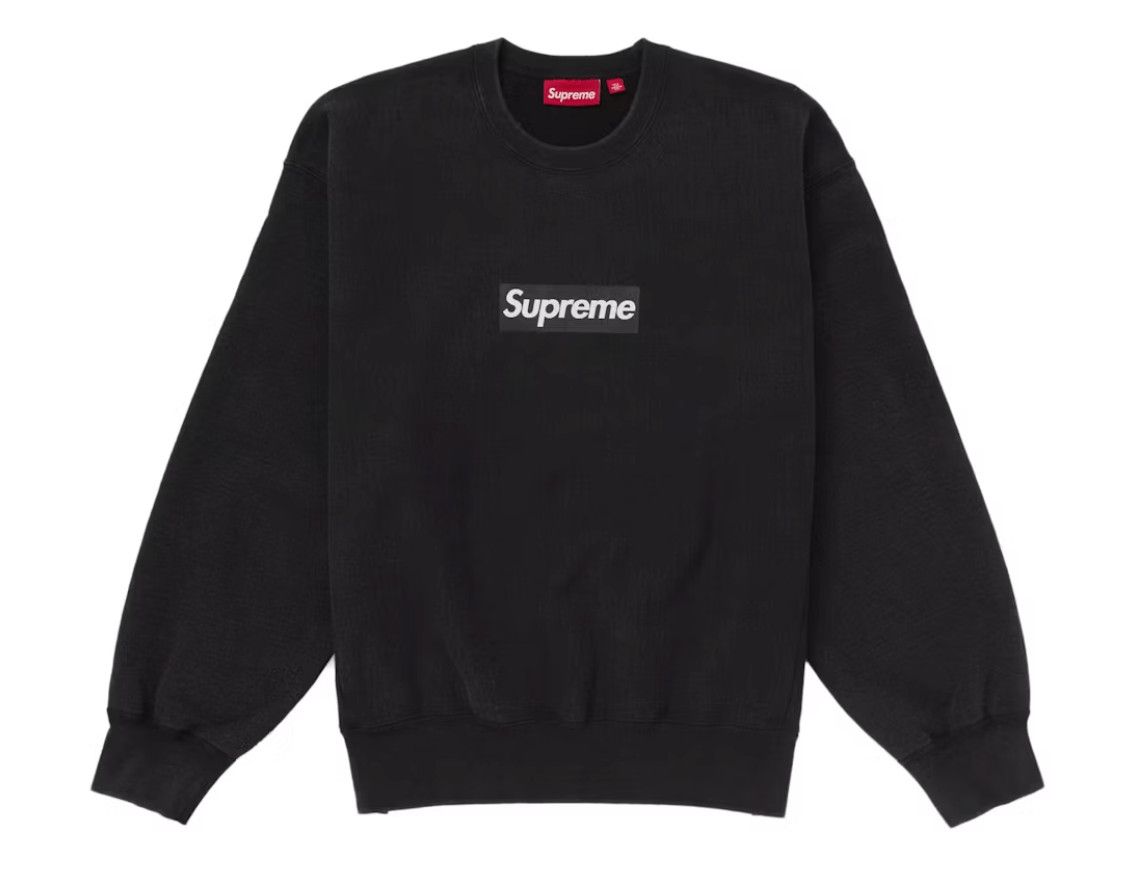 Supreme Washed Box Logo Sweatshirt Crewneck Black Size US S / EU 44-46 / 1 - 1 Preview