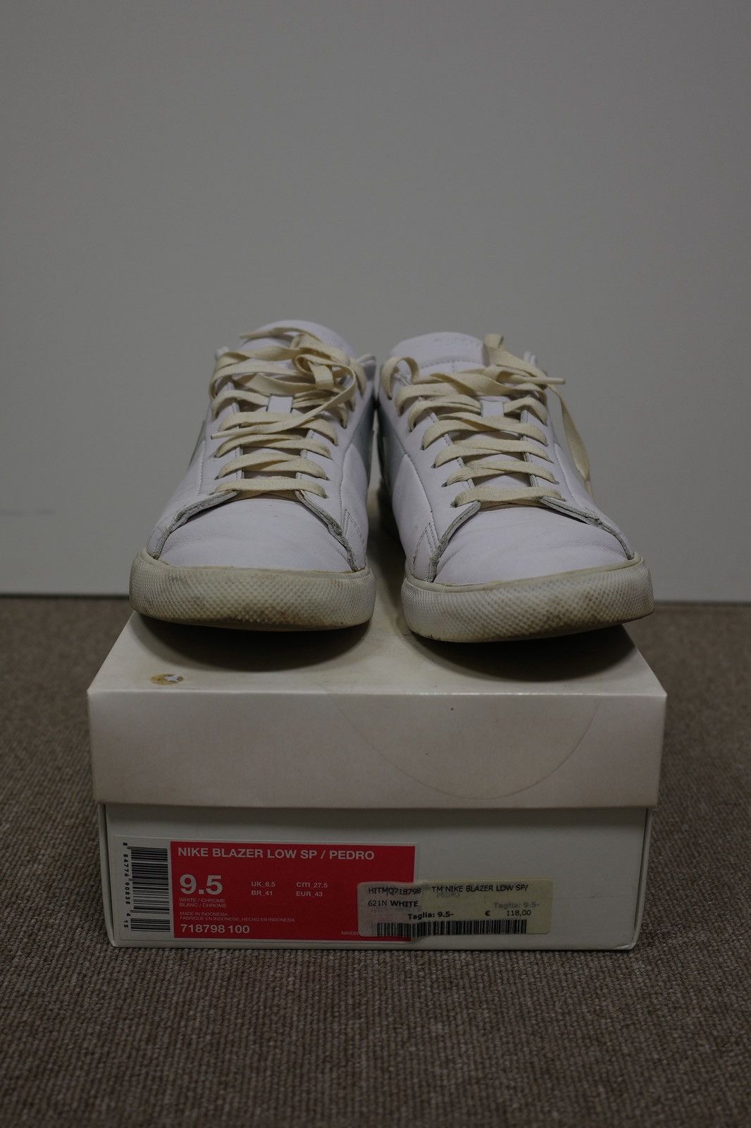 Nike Nike x Pedro Lourenco Blazer White Silver Size US 9.5 / EU 42-43 - 2 Thumbnail
