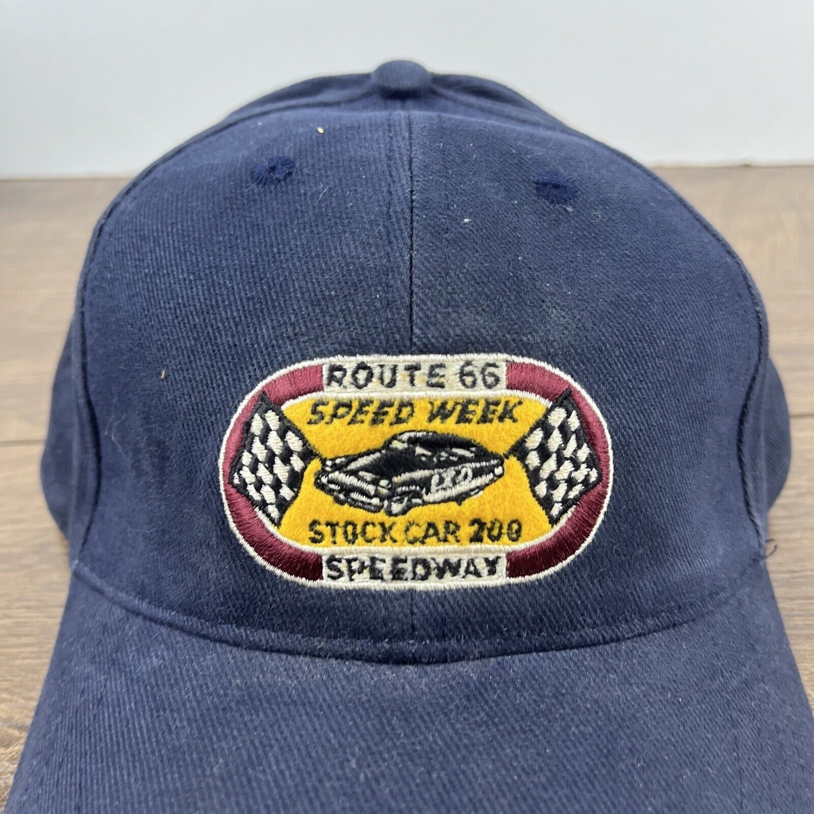 Other Route 66 Speedway Hat Speed Week Hat Blue Cap Adjustable Blu Size ONE SIZE - 6 Thumbnail