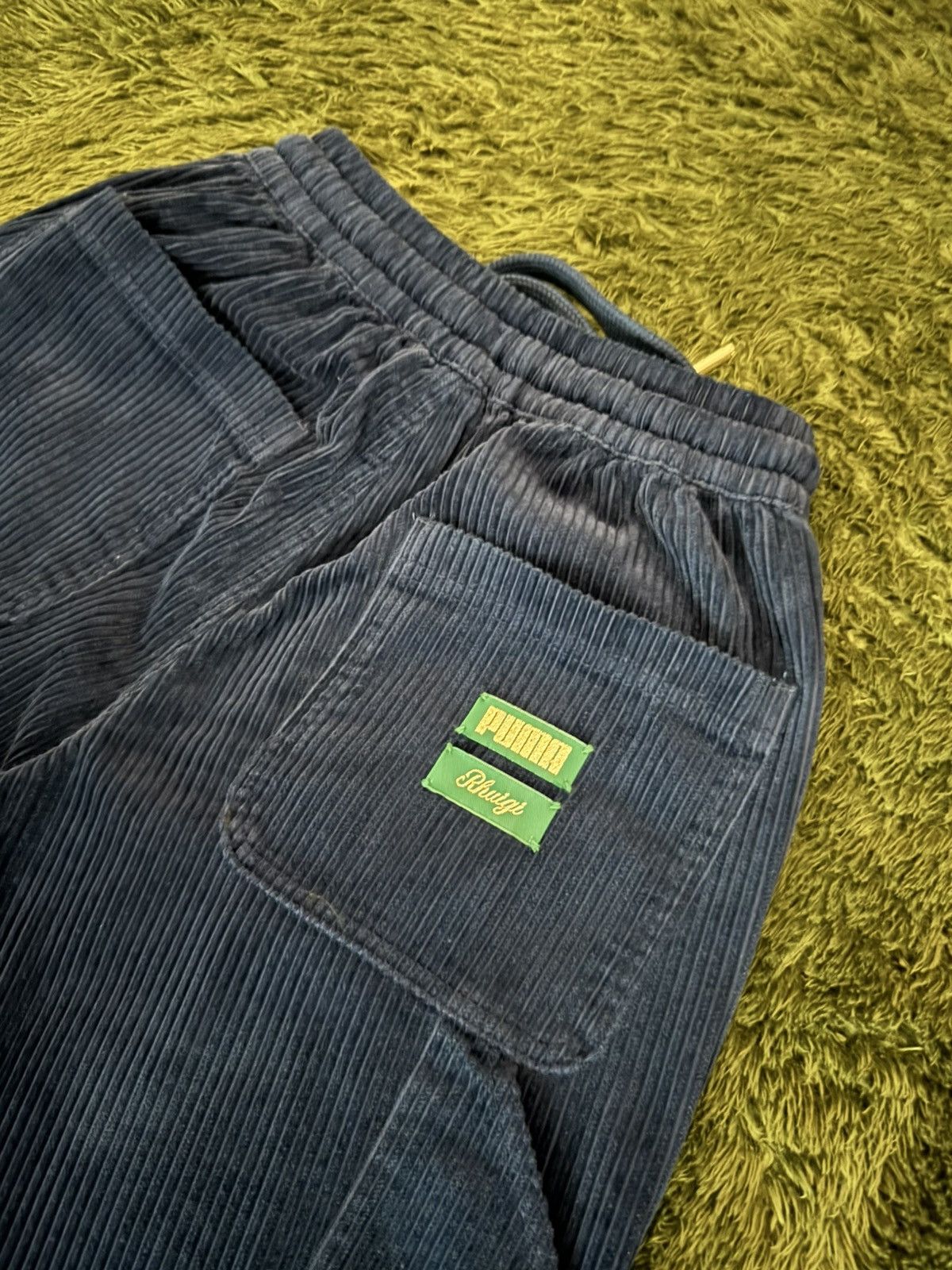 Puma × Rhude [XS] Puma x Rhude rhuigi Corduroy Double Knee Pants navy Size US 32 / EU 48 - 7 Thumbnail